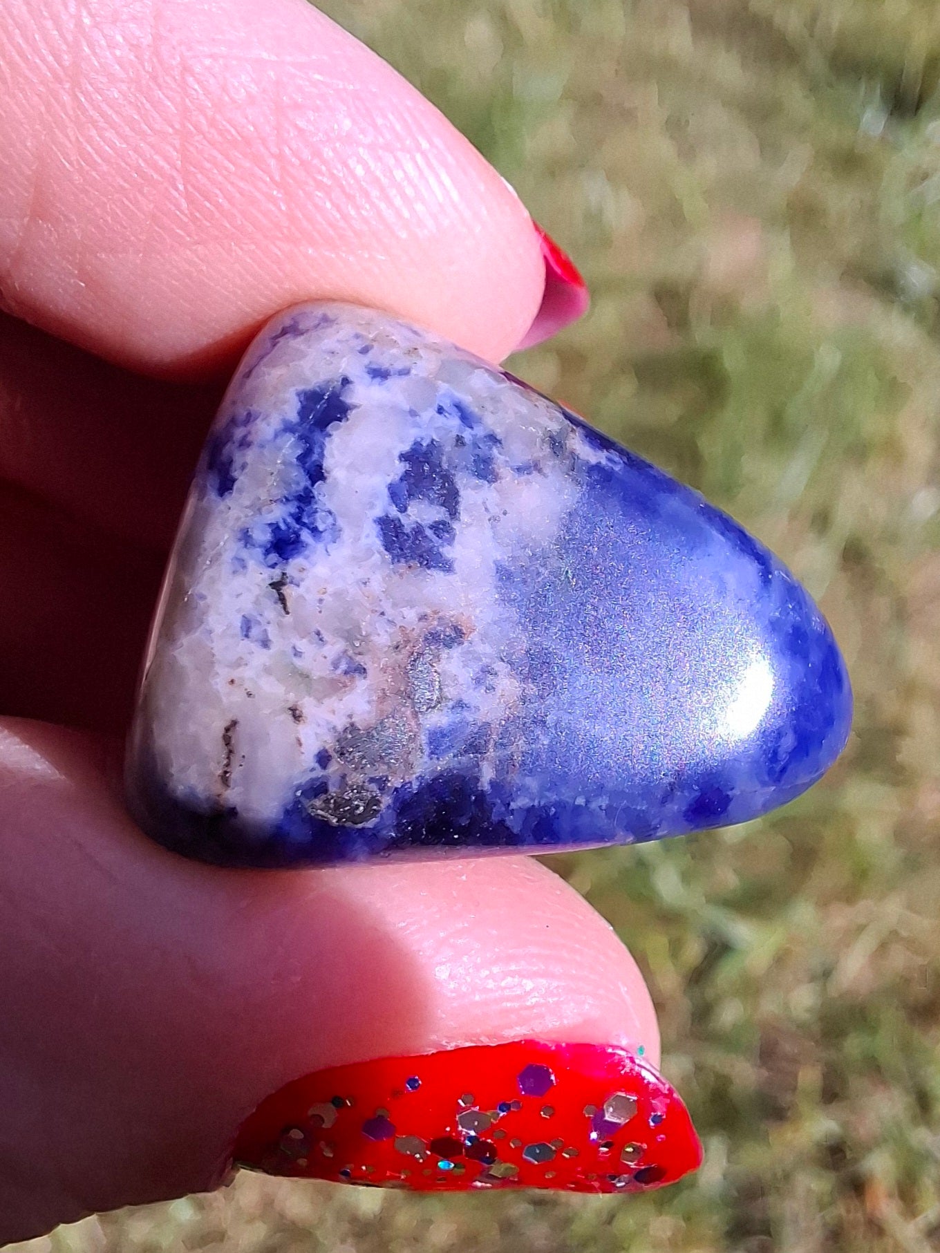 Sodalite, Tumble Stone, Crystal (Ref: T153)