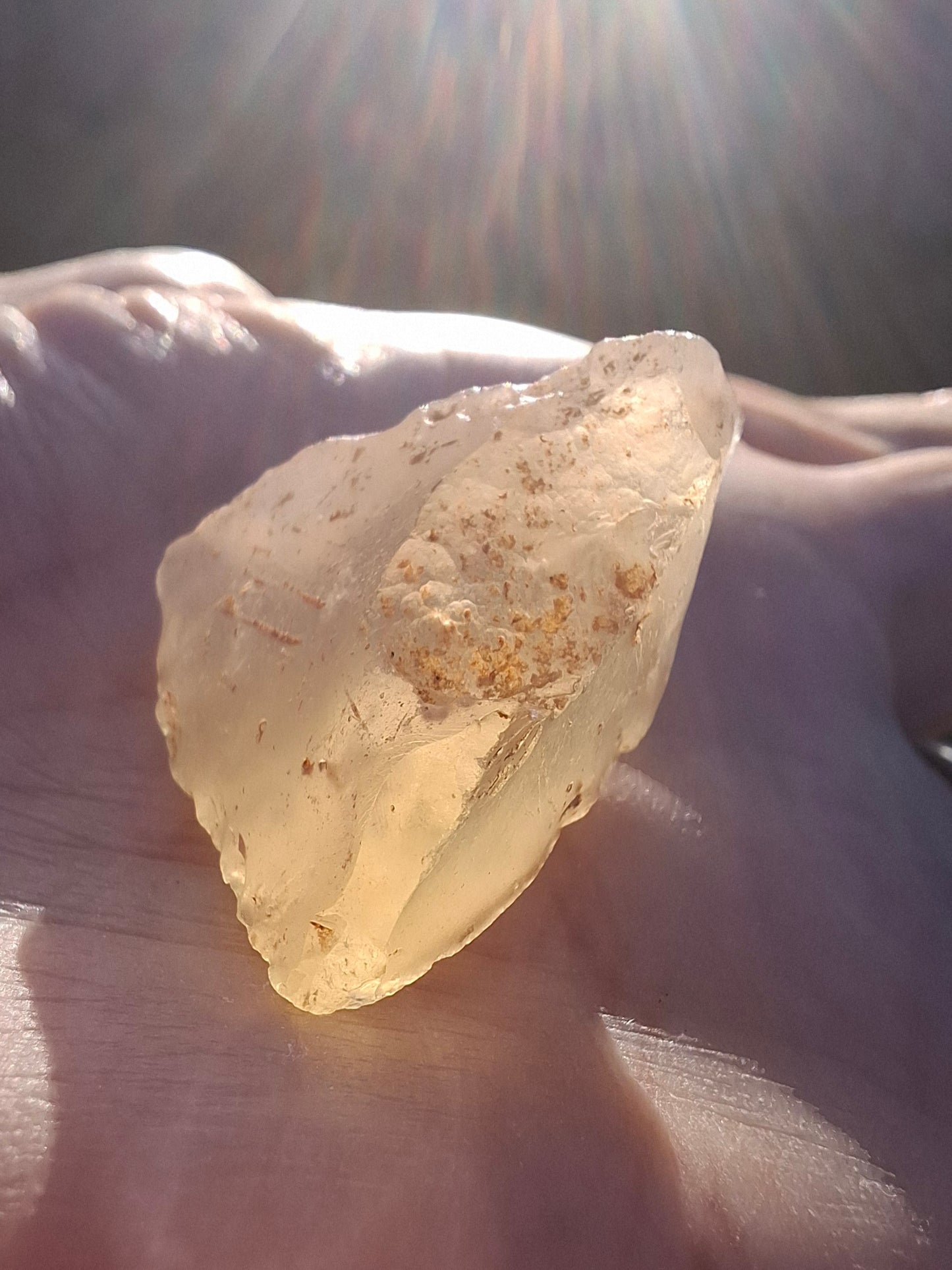 Libyan Desert Glass Piece, 7.91g, Tektite (Ref: LE8)