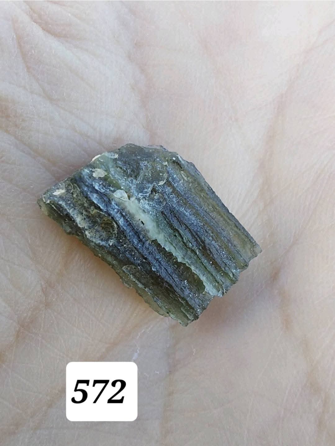 Moldavite Piece, 1.46g, Tektite (Ref: 572)