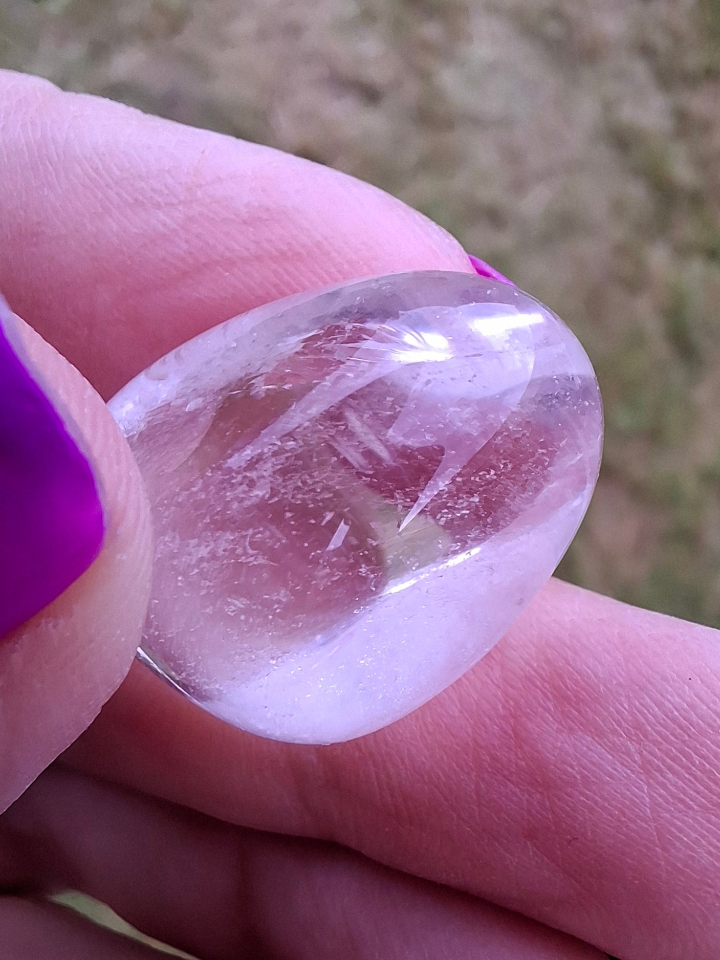 Clear Quartz, Tumble Stone, Crystal (Ref: T32)