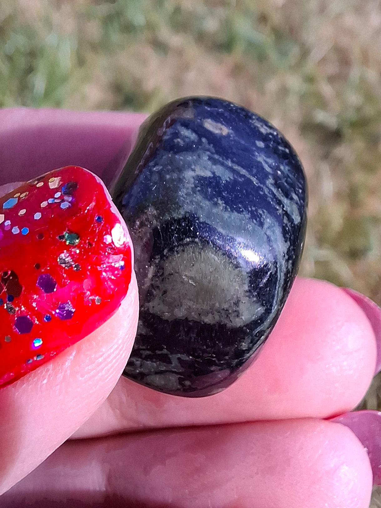 Kambaba Jasper, Tumble Stone, Crystal (Ref: T160)