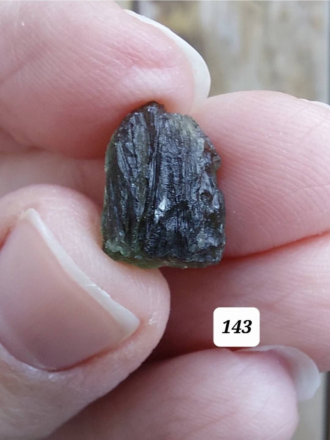 Moldavite Piece, CHLUM, 1.50g, Tektite (Ref: 143)