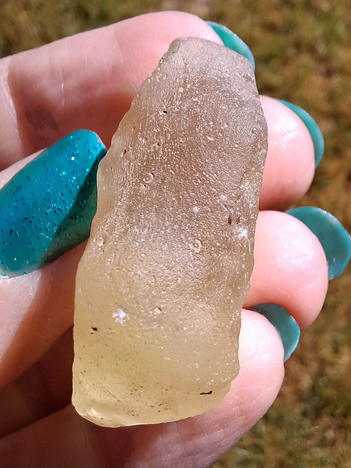 Libyan Desert Glass Piece, 12.30g, Tektite