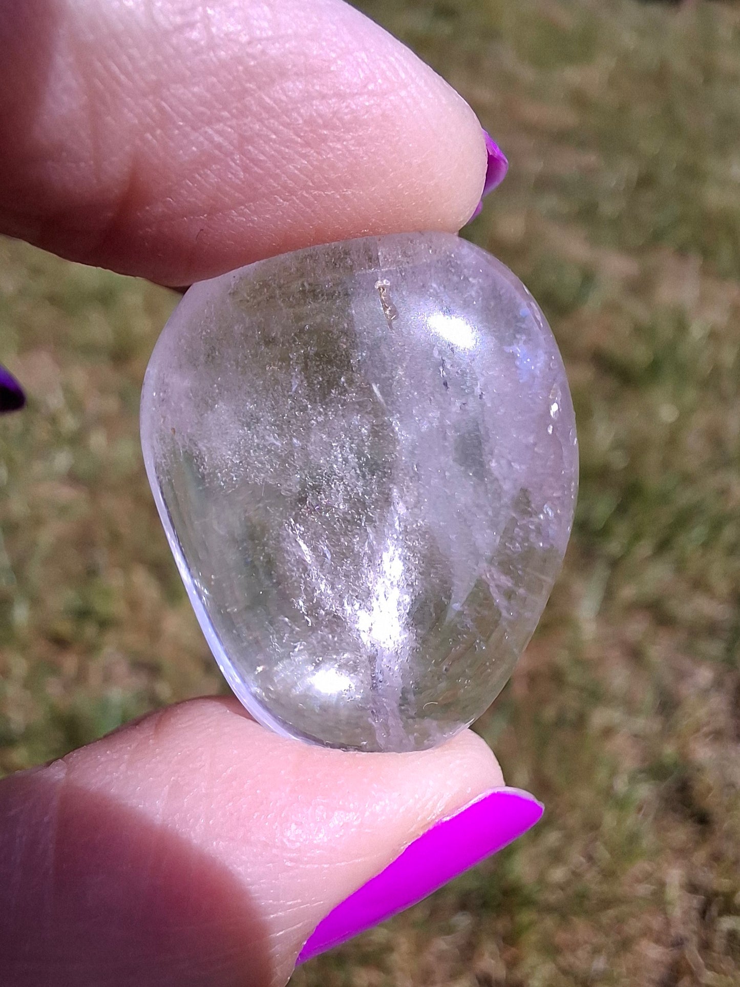 Clear Quartz, Tumble Stone, Crystal (Ref: T31)