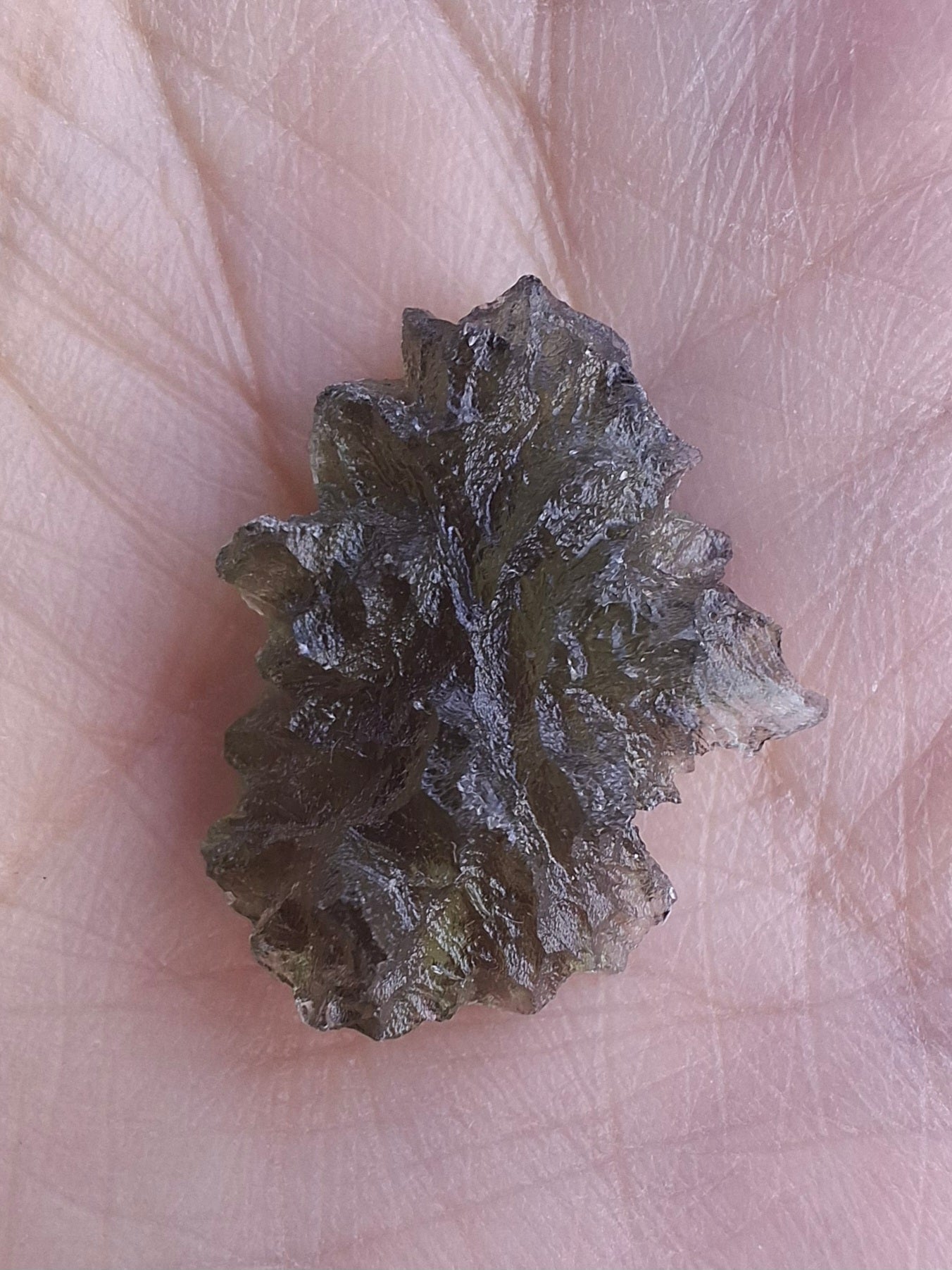 Moldavite Piece, JEZKOVNA BESEDNICE, 2.00g, Tektite (Ref: 1264)