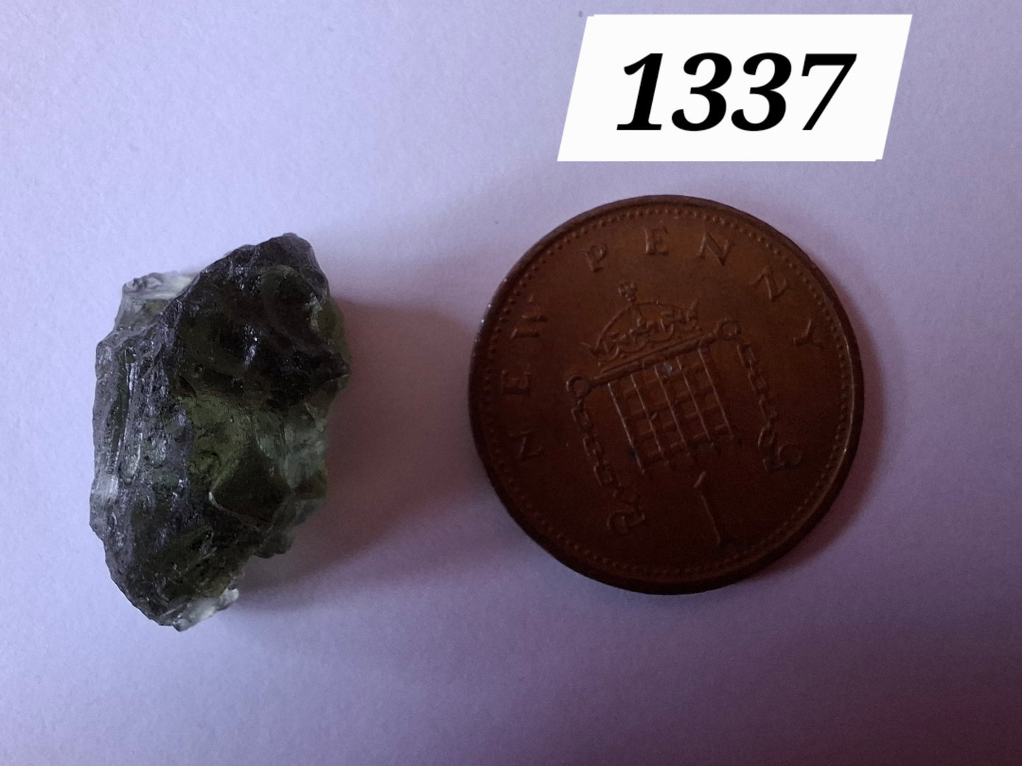 Moldavite Piece, 2.18g, Tektite (Ref: 1337)