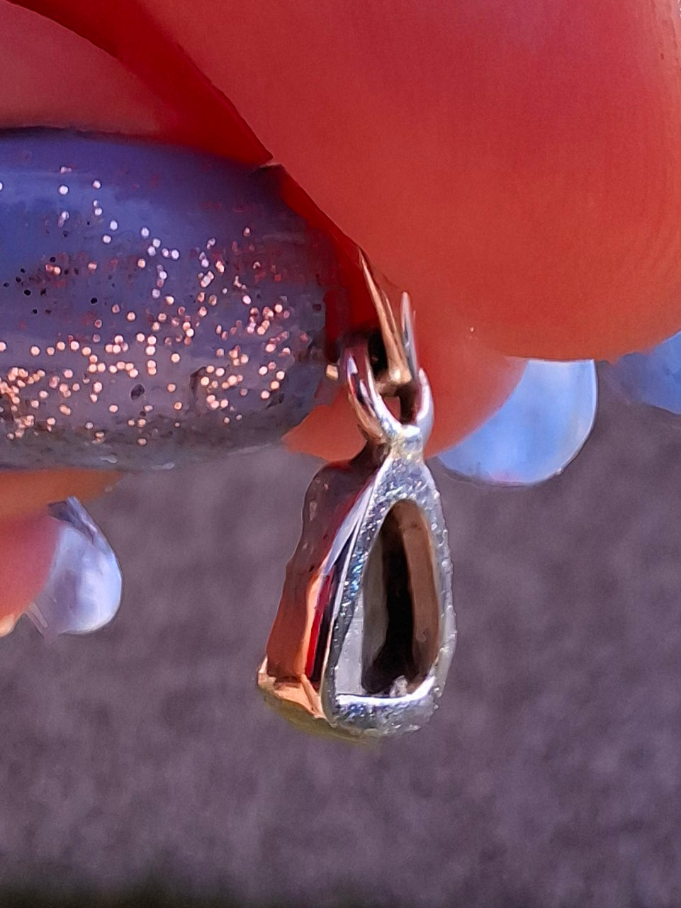 Moldavite Pendant, 925 Silver, Tektite (Ref: P55)