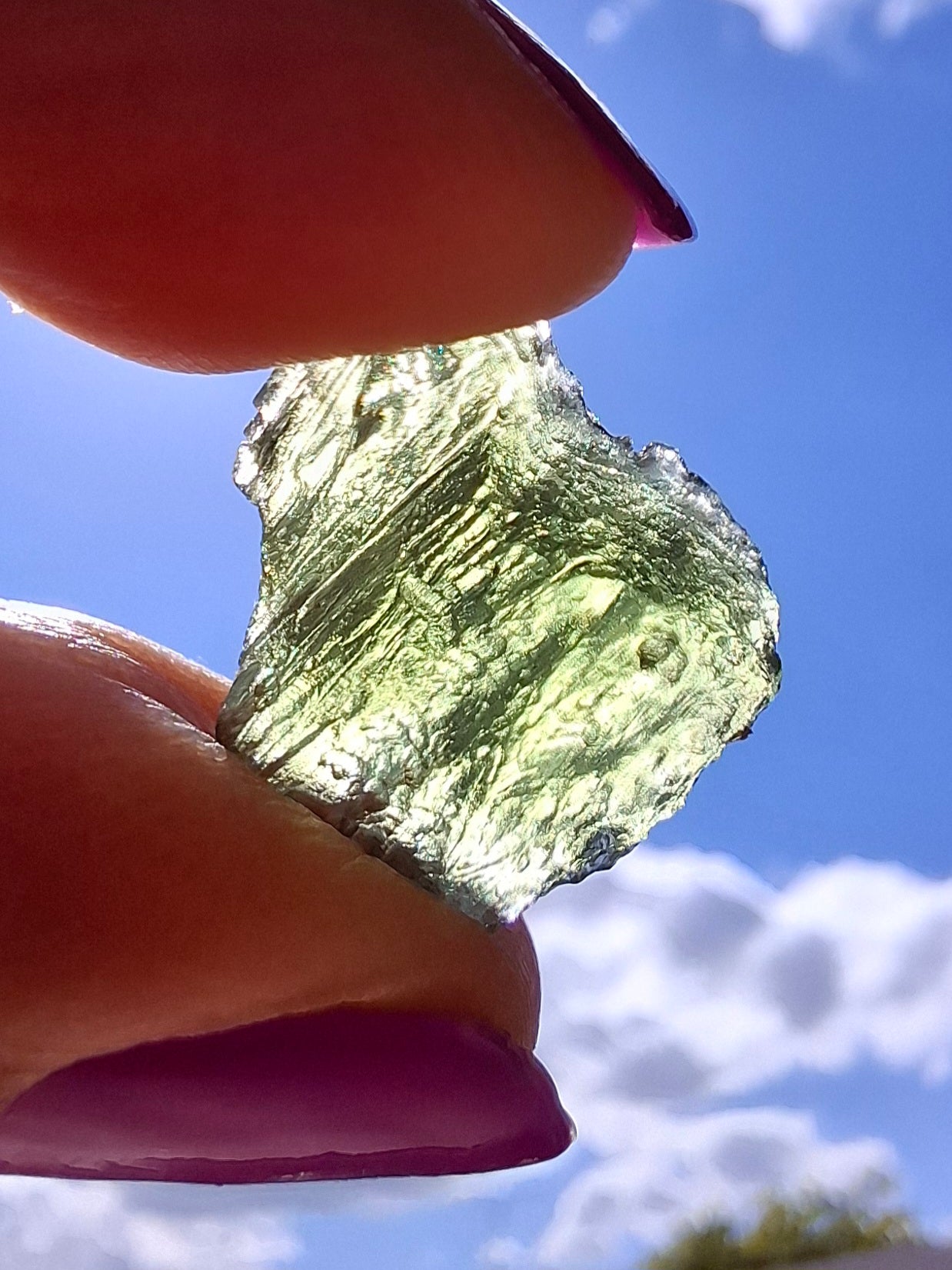 Moldavite Piece, 1.92g, Tektite (Ref: 1426)