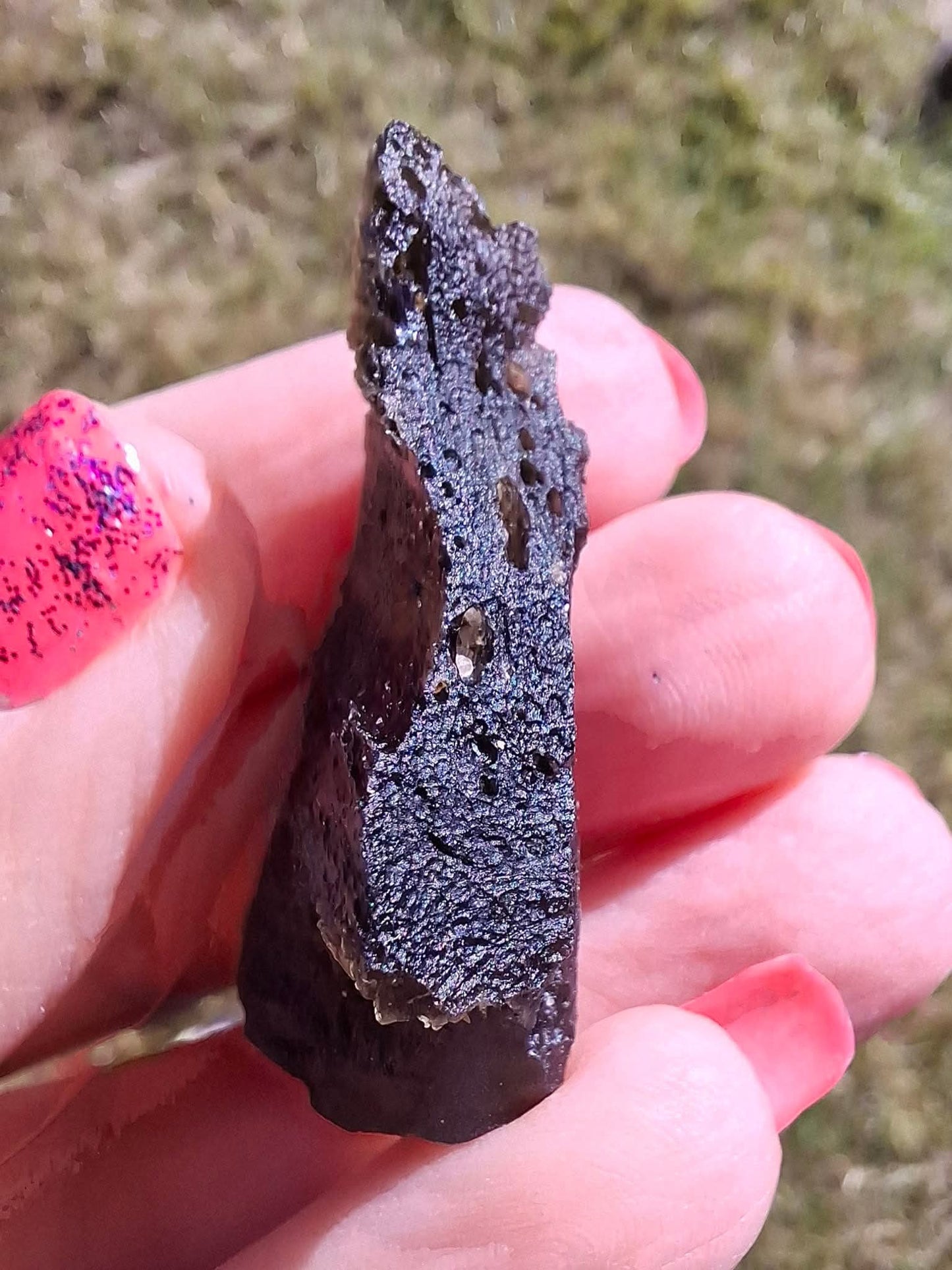 Moldavite Piece, JAKULE, 11.71g, Tektite (Ref: 1173)