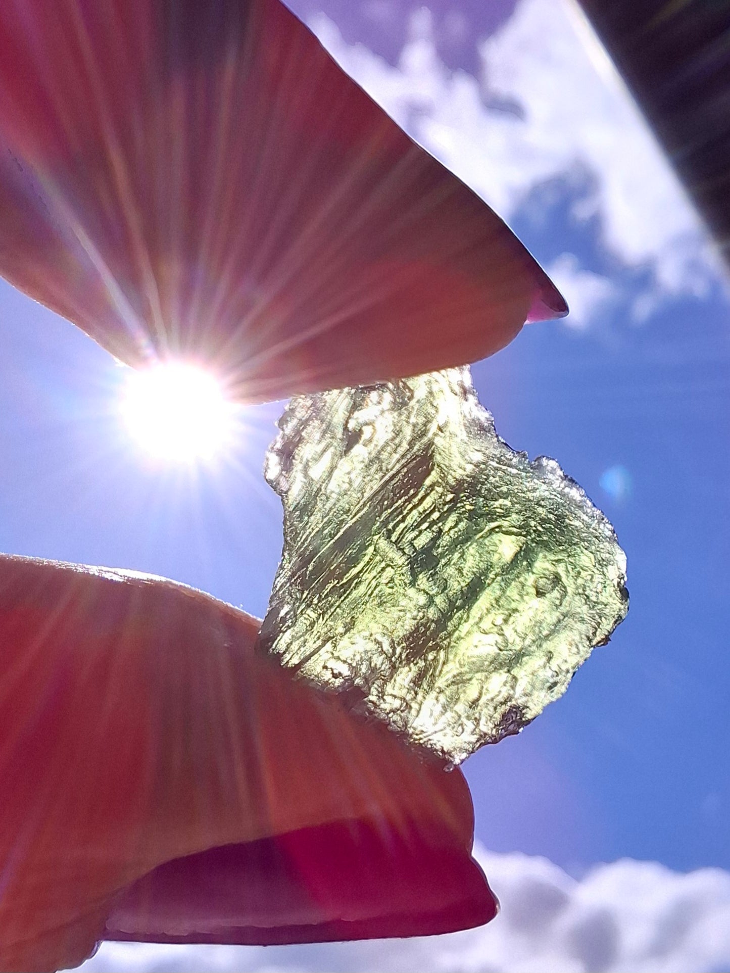 Moldavite Piece, 1.92g, Tektite (Ref: 1426)