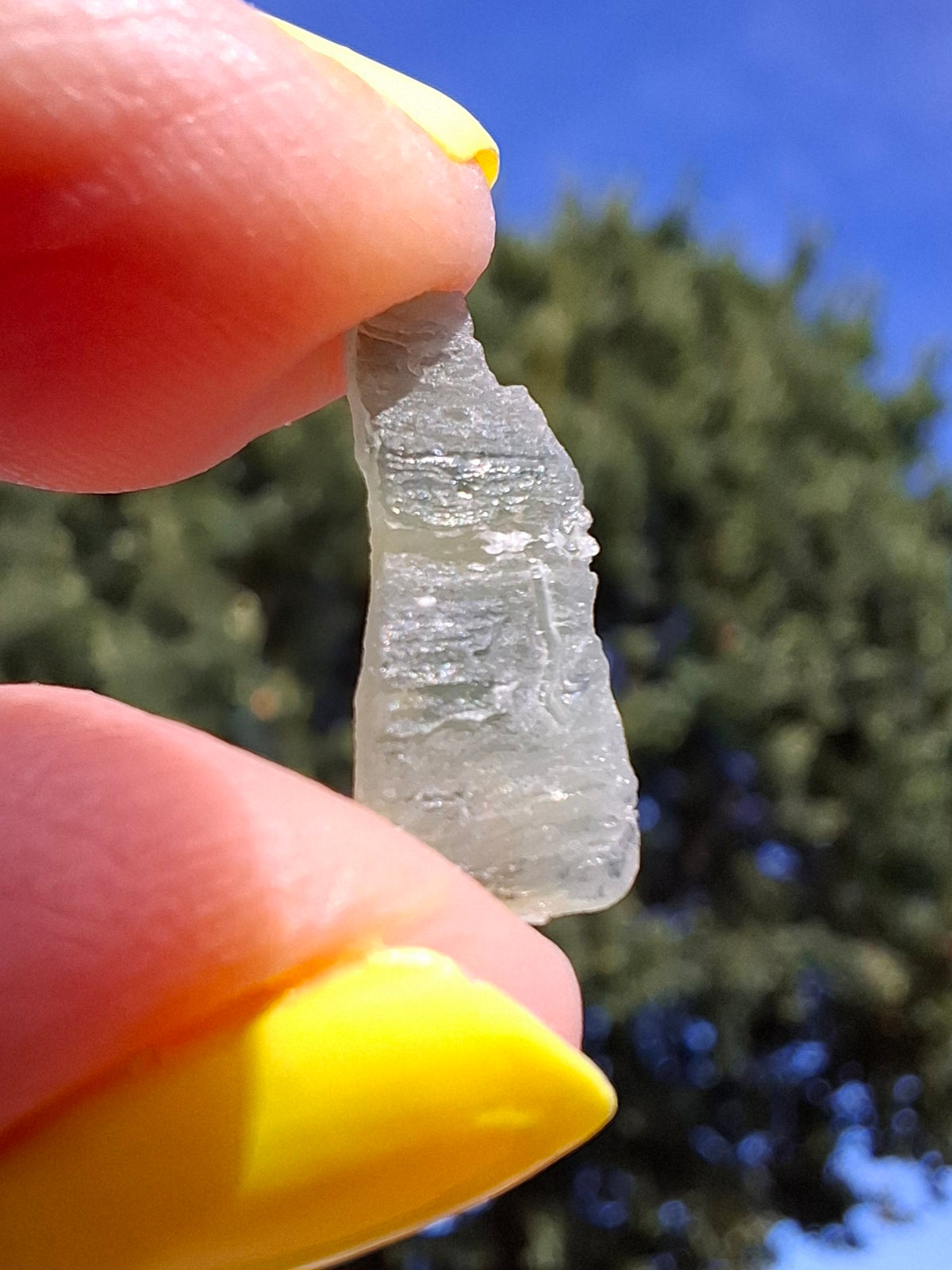 Moldavite Piece, 0.39g, Tektite (Ref: 1507)