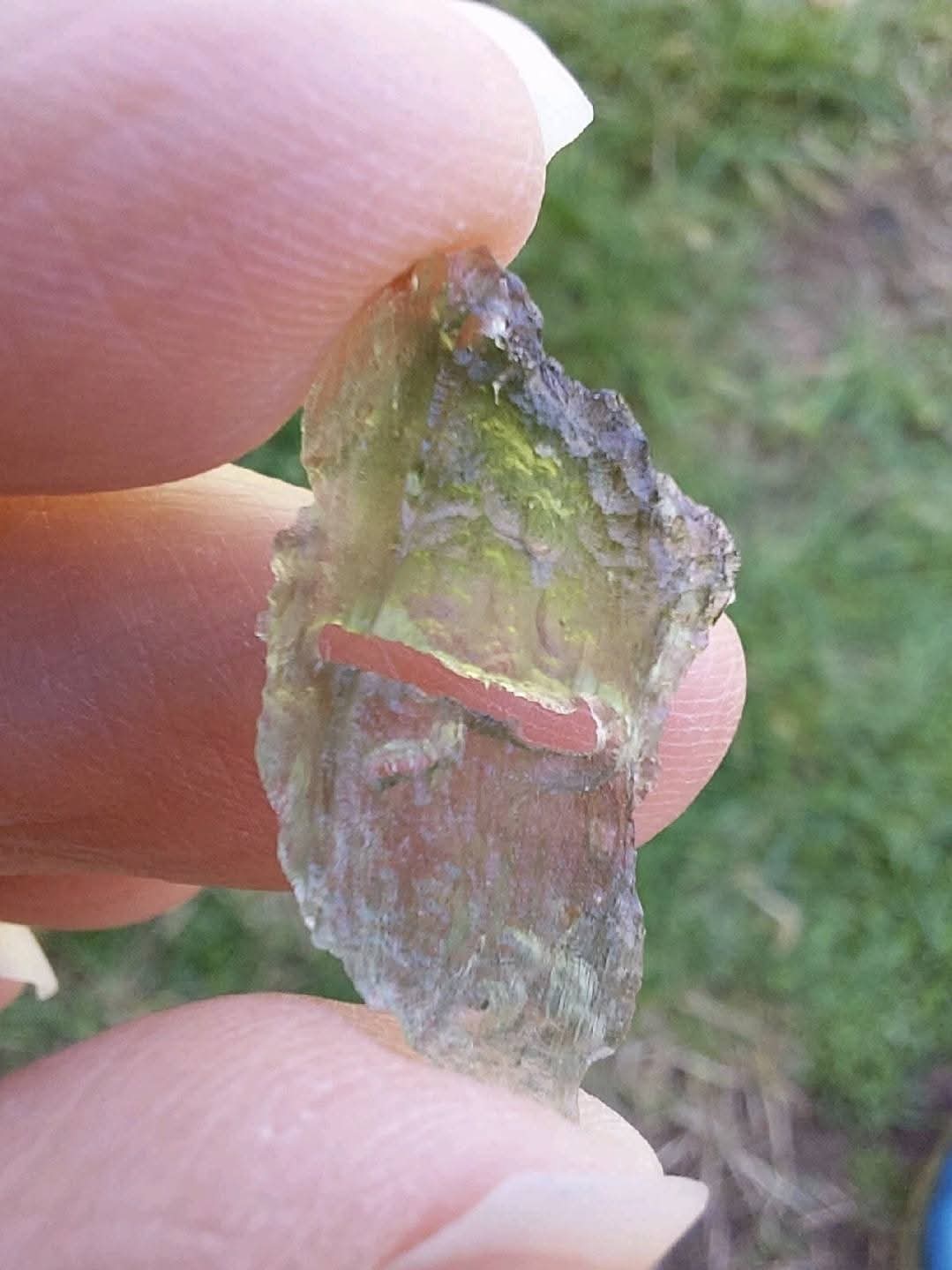 Moldavite Piece, 0.63g, Tektite (Ref: 776)