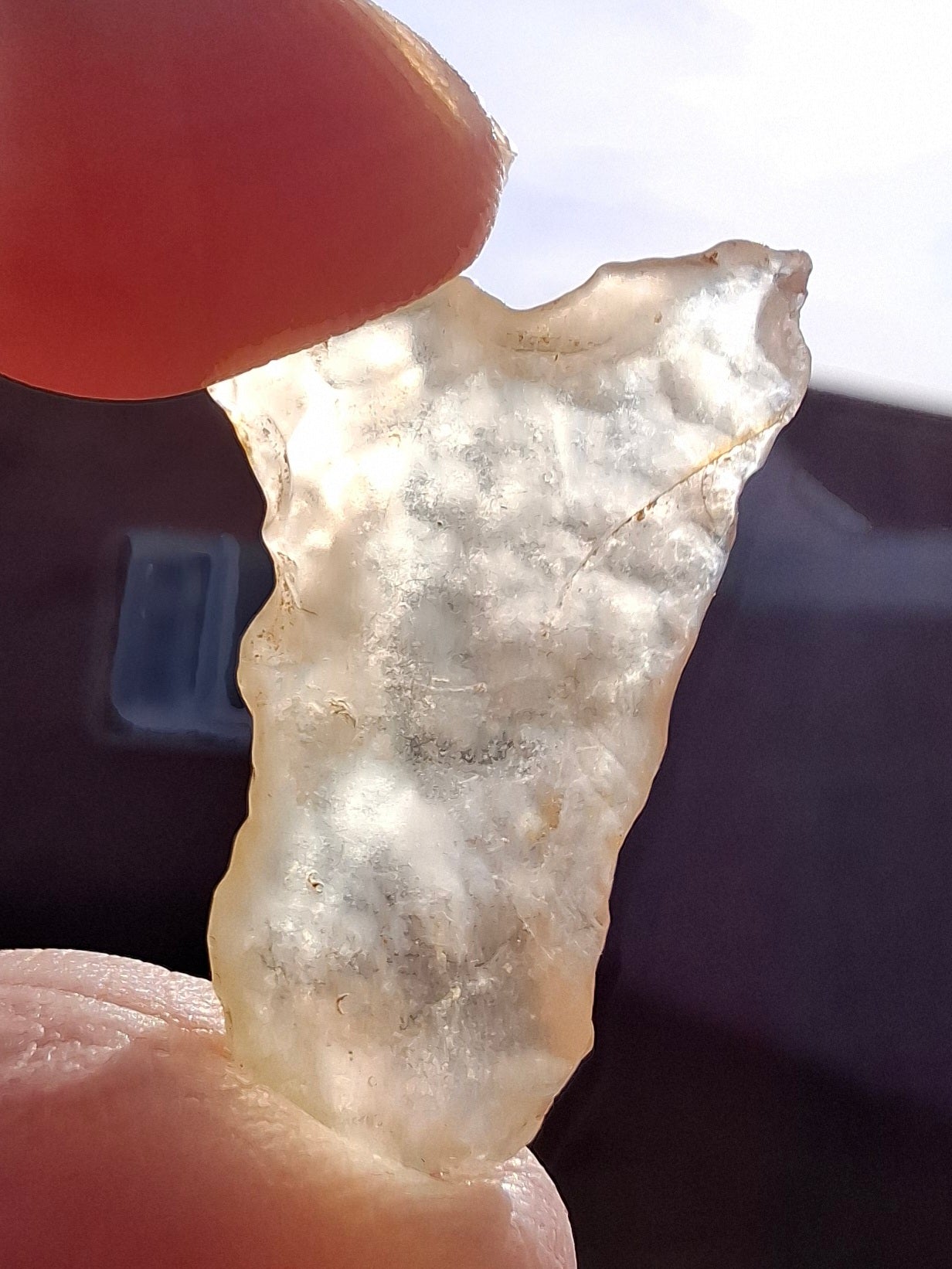 Libyan Desert Glass small Piece, 2.30g, Tektite (Ref: L1355)