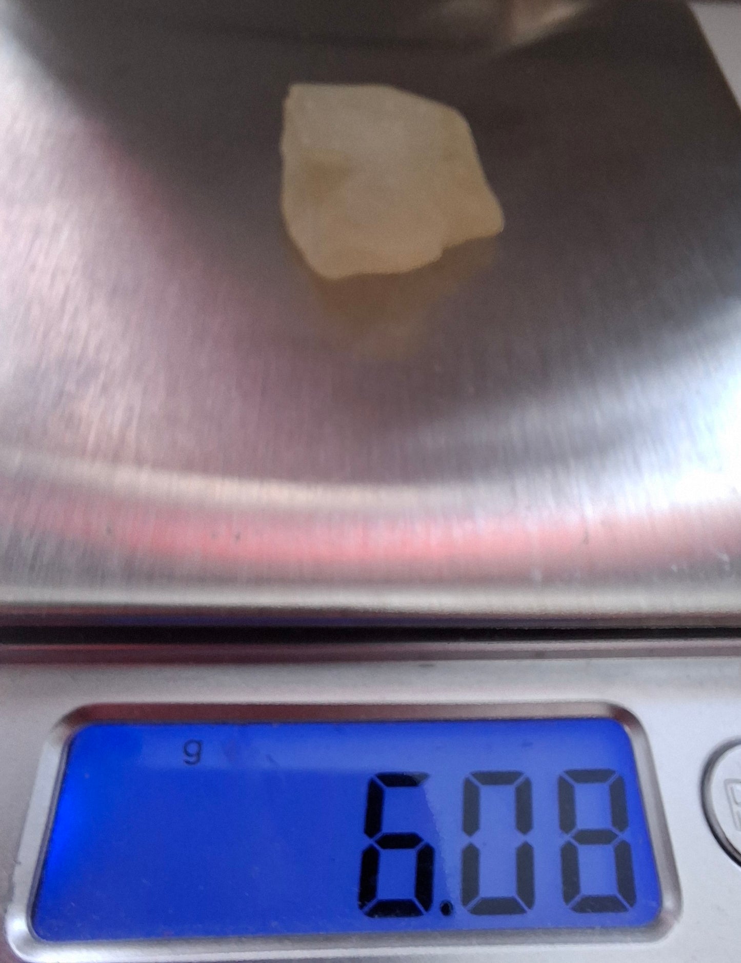 Libyan Desert Glass Piece, 6.08g, Tektite