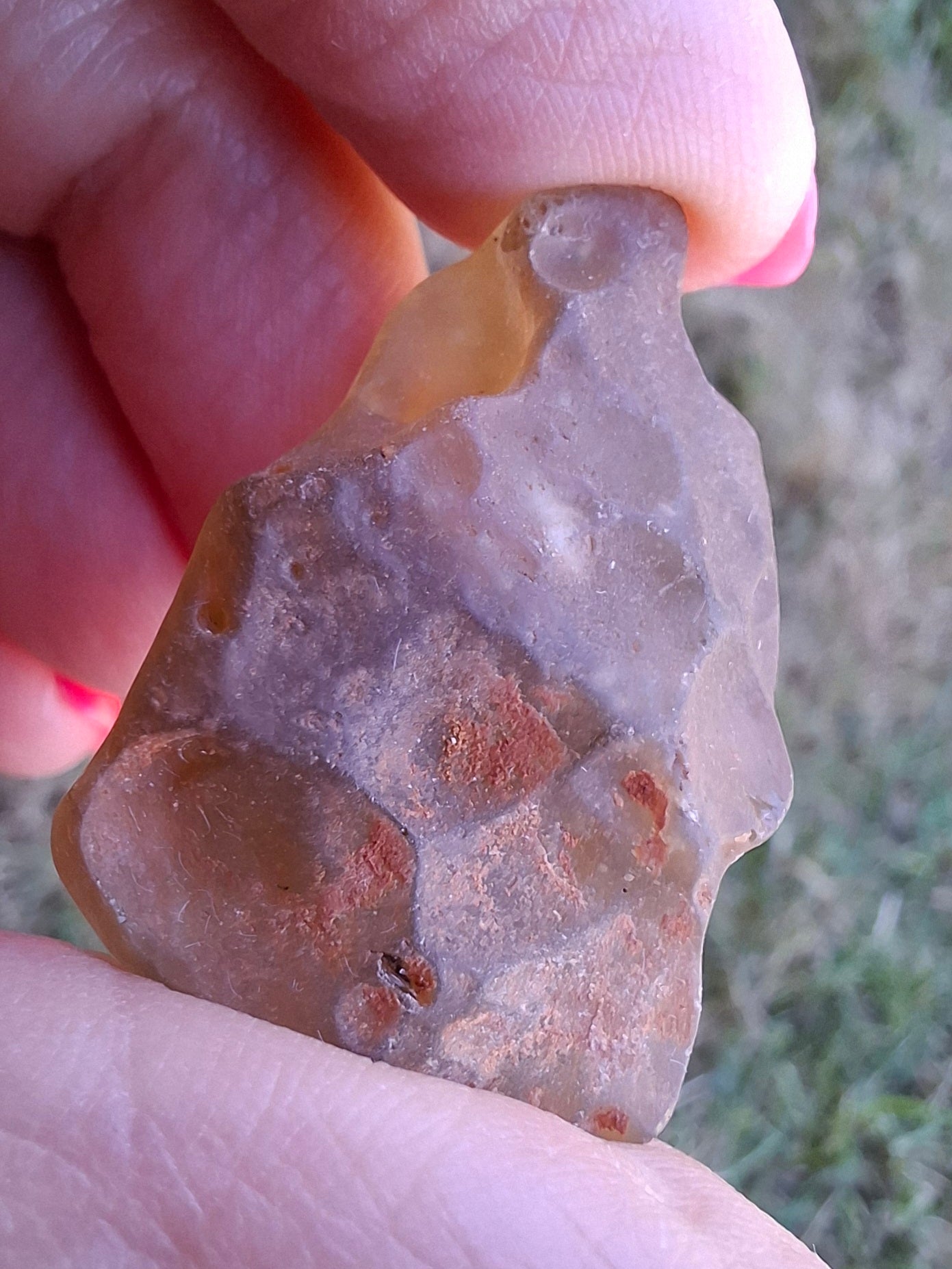 Libyan Desert Glass (darker) Piece, 10.25g, Tektite (Ref: L1368)