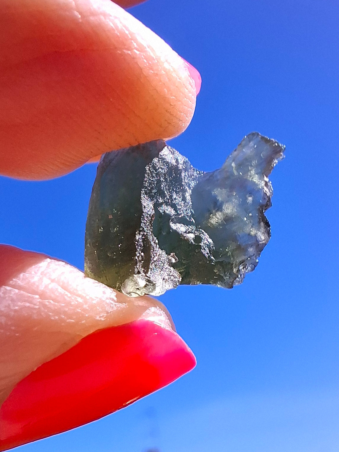 Moldavite Piece, 1.10g, Tektite (Ref: E230)