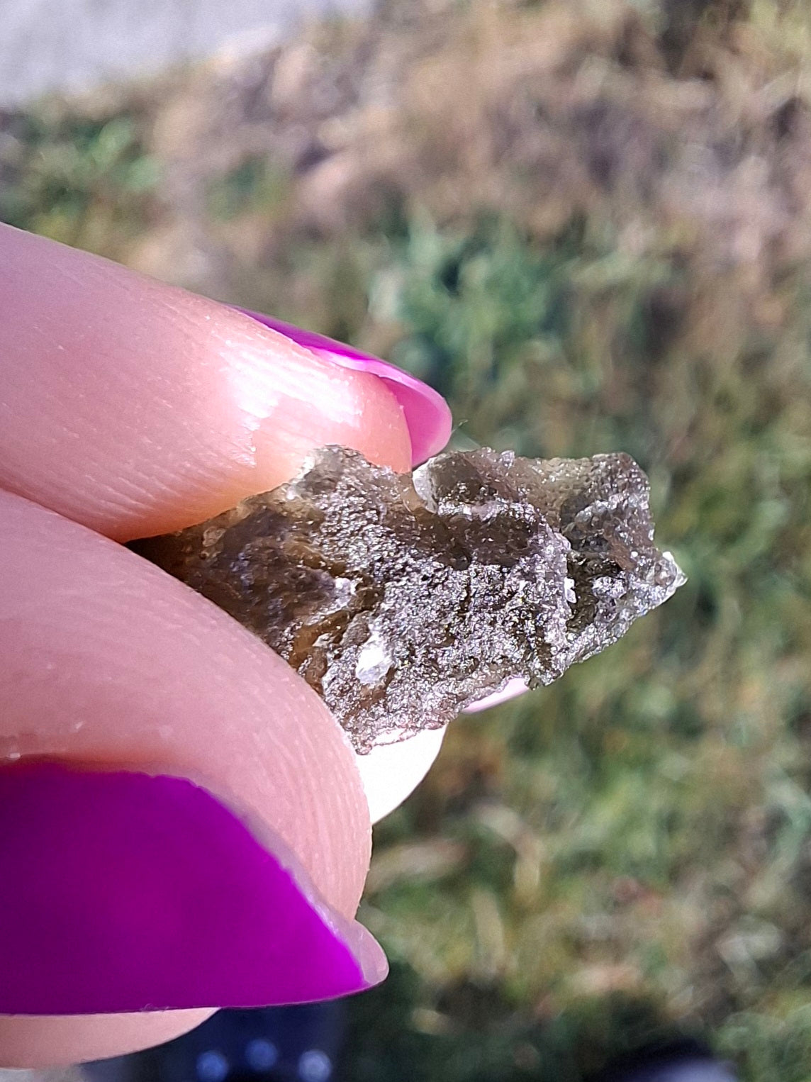 Moldavite Piece, 1.22g, Tektite (Ref: 1464)