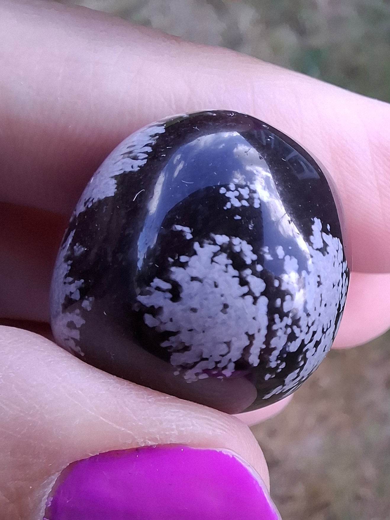 Snowflake Obsidian, Tumble Stone, Crystal (Ref: T98)