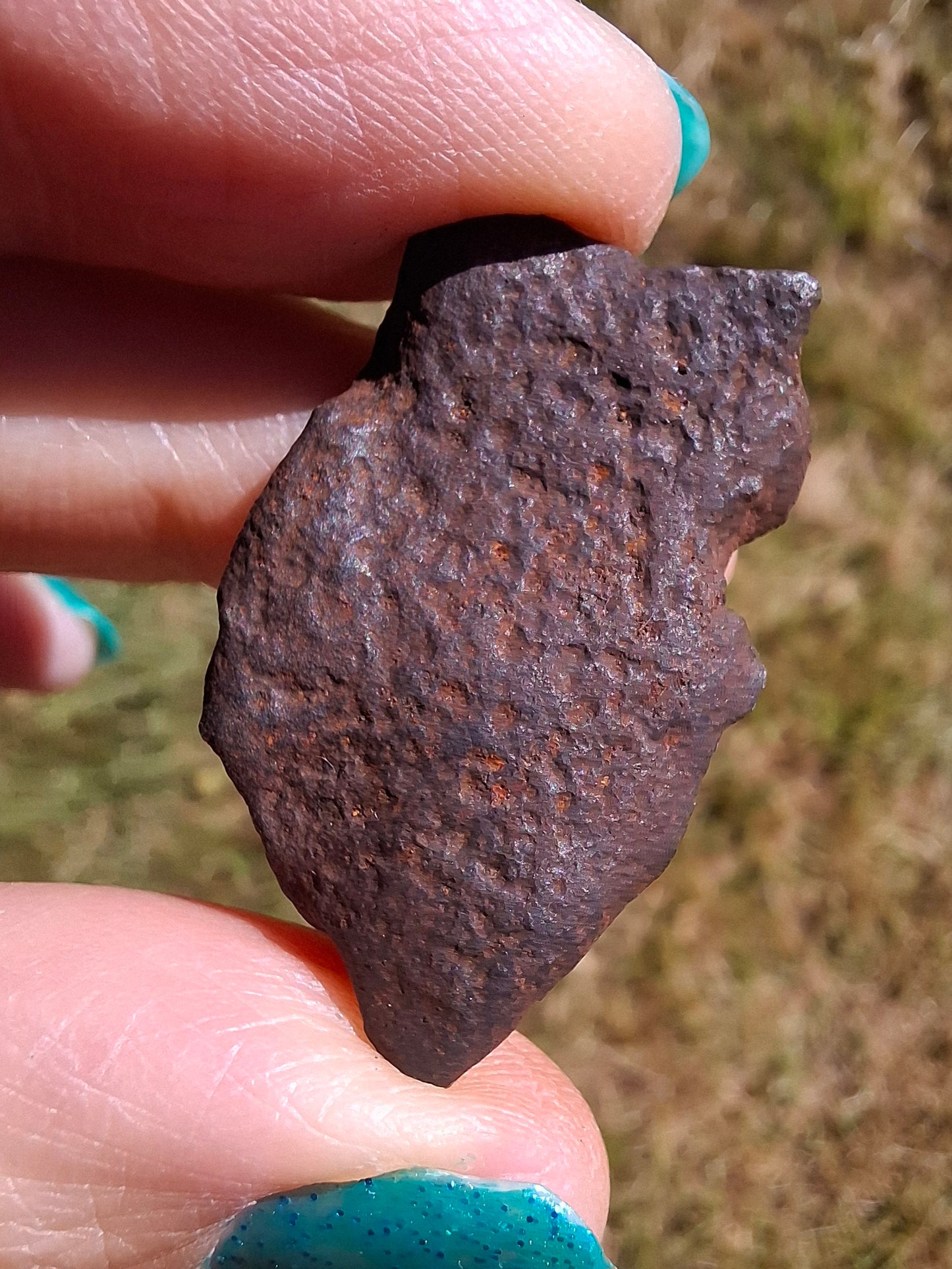 Gebel Kamil Iron Meteorite, 17.54g (Ref: K49)
