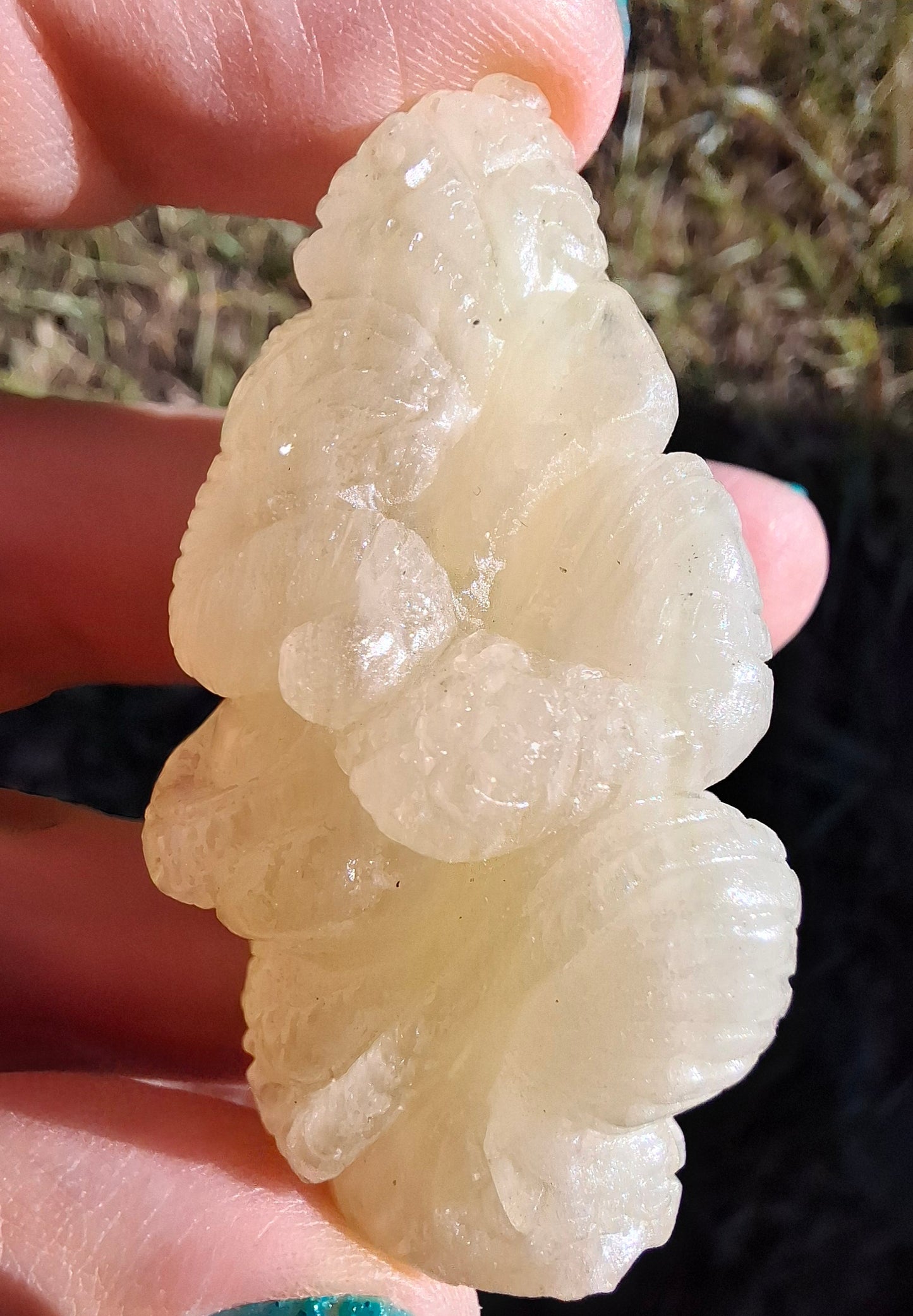Libyan Desert Glass GANESHA craving, 31.21g, Tektite (Ref: Ganesha2)