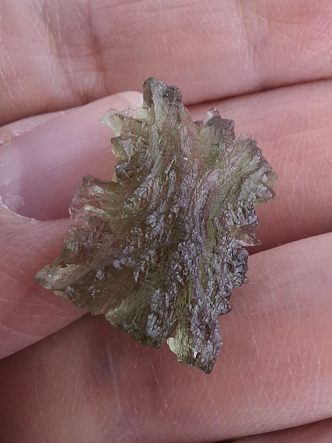 Moldavite Piece, JEZKOVNA BESEDNICE, 1.52g, Tektite (Ref: 1287)