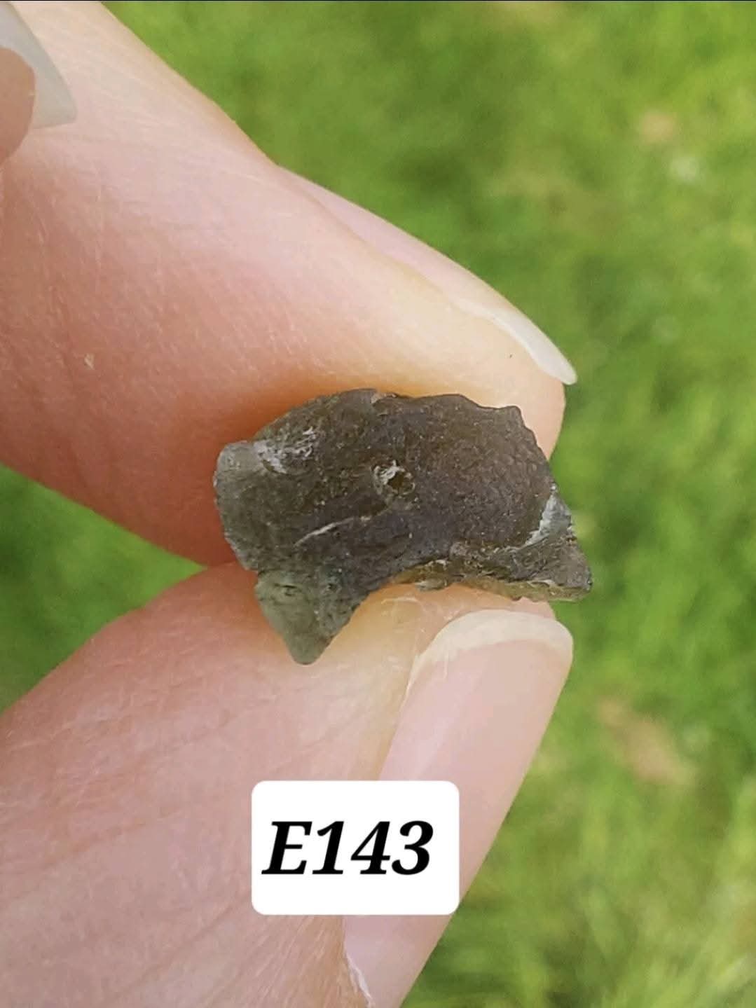 Moldavite Piece, 0.58g, Tektite (Ref: E143)