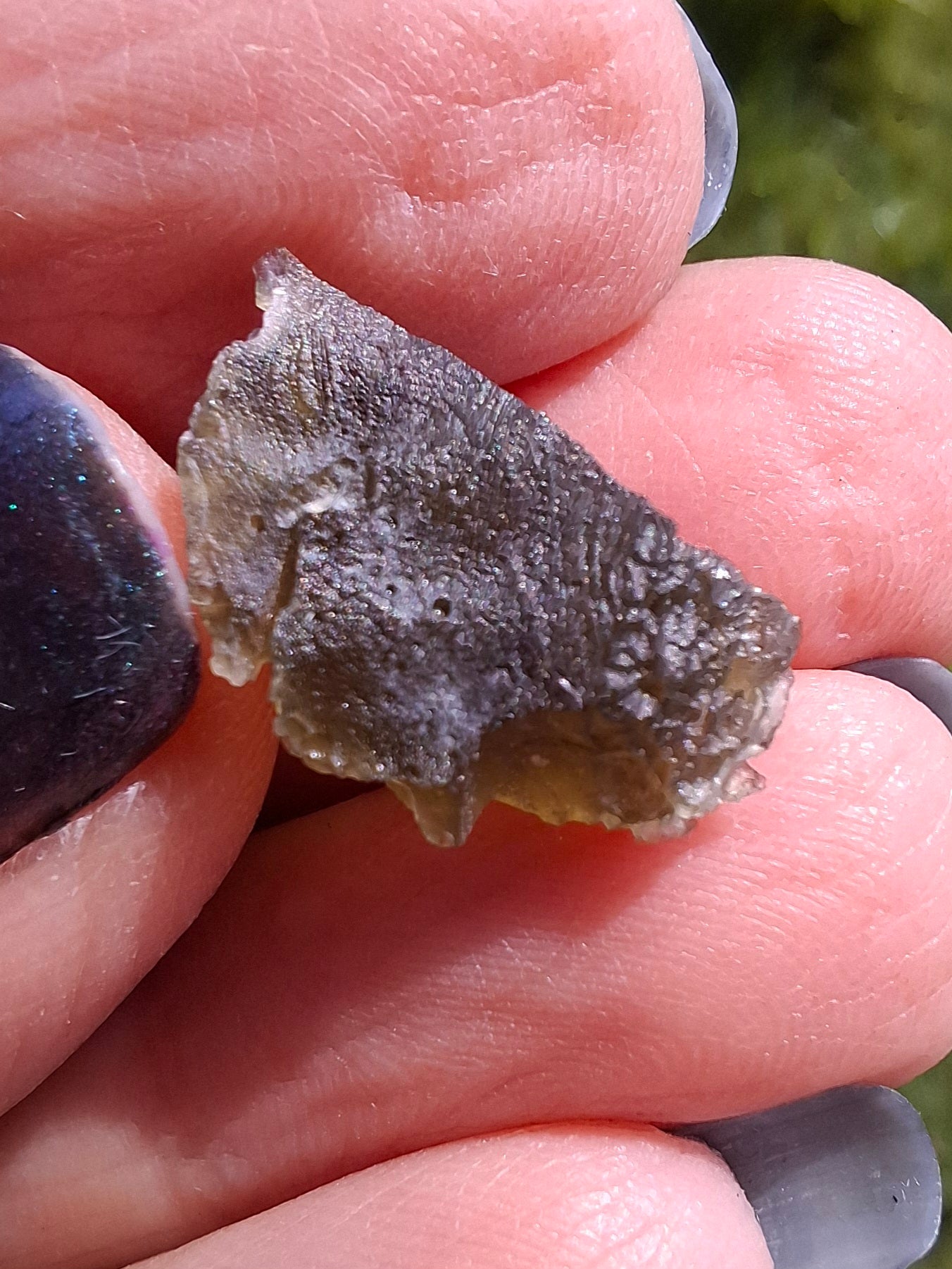 Moldavite Piece, 1.16g, Tektite (Ref: 1393)