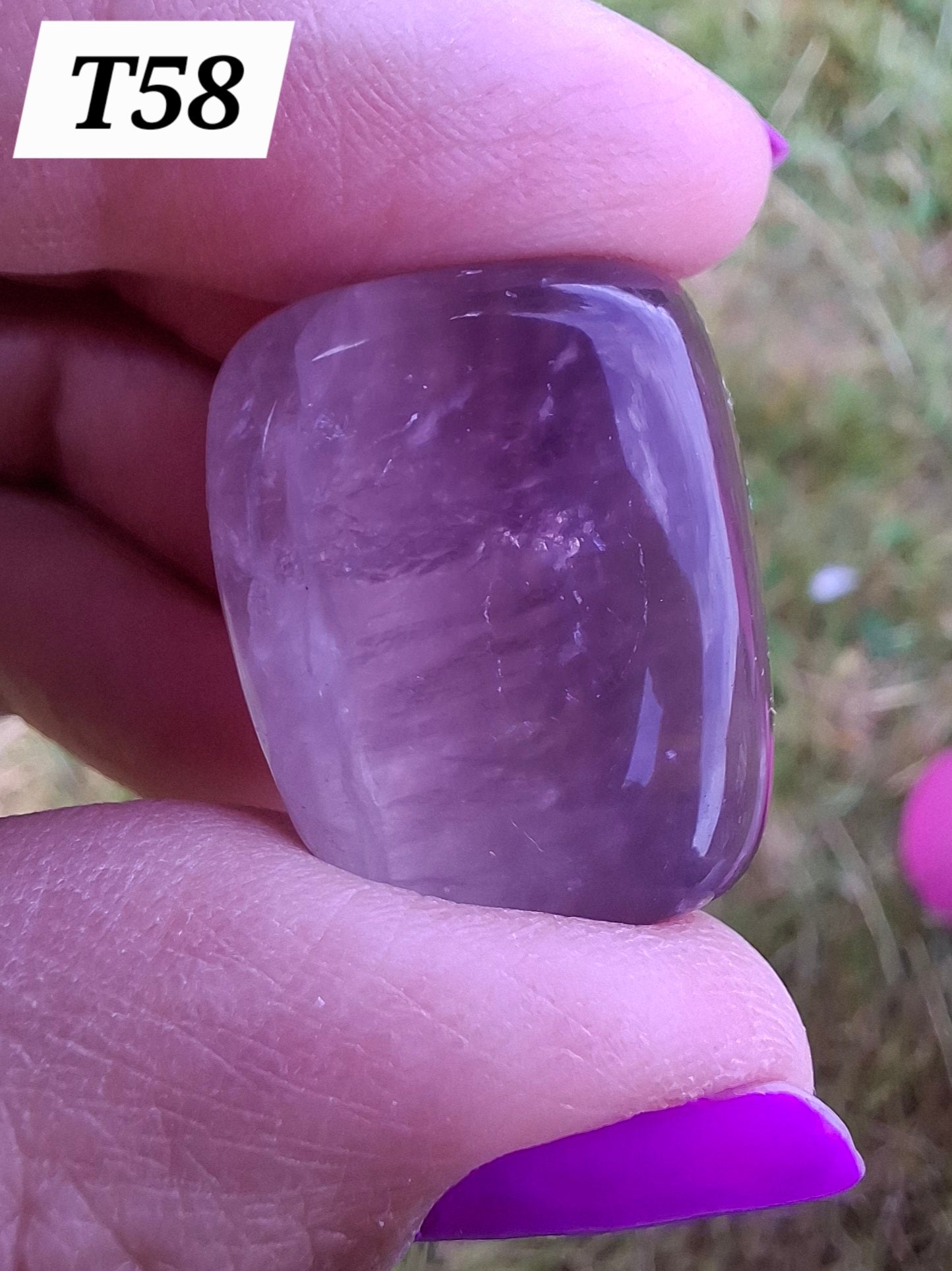 Fluorite, Tumble Stone, Crystal (Ref: T58)