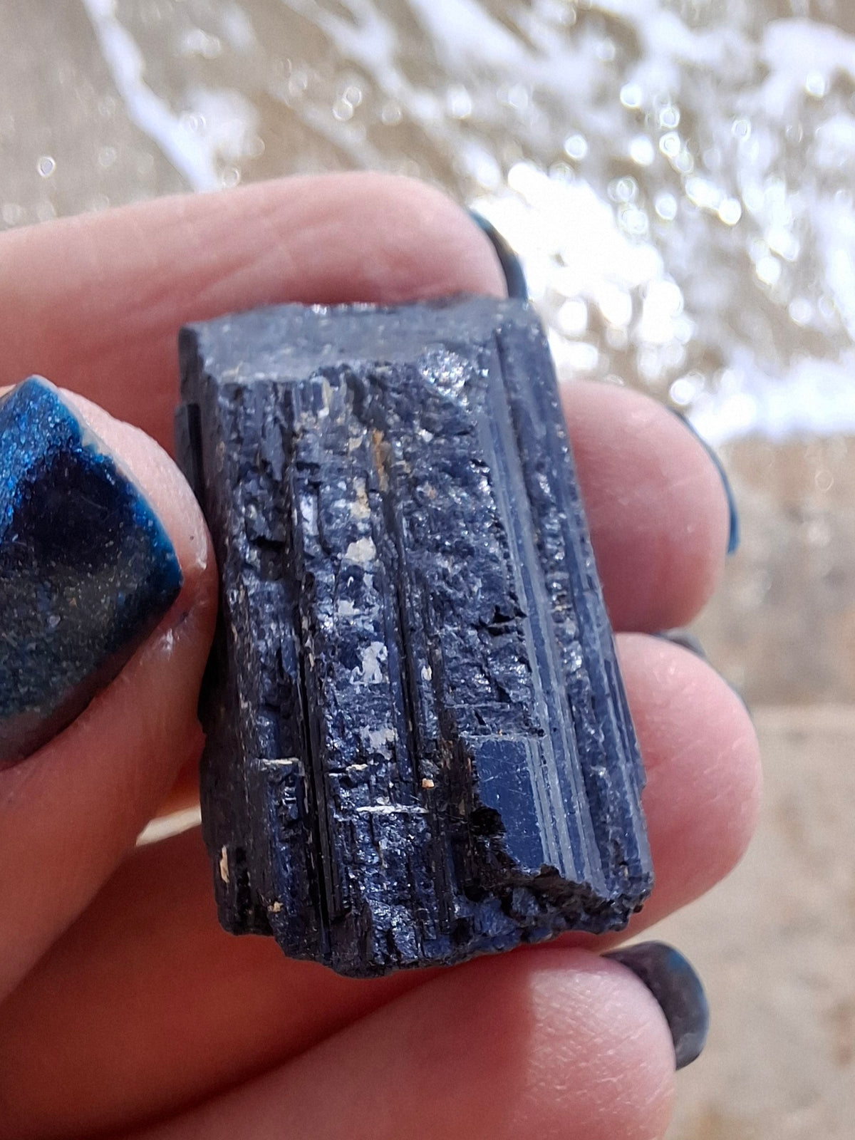 Black Tourmaline RAW, 11.97g, Crystal (Ref: RBT5)