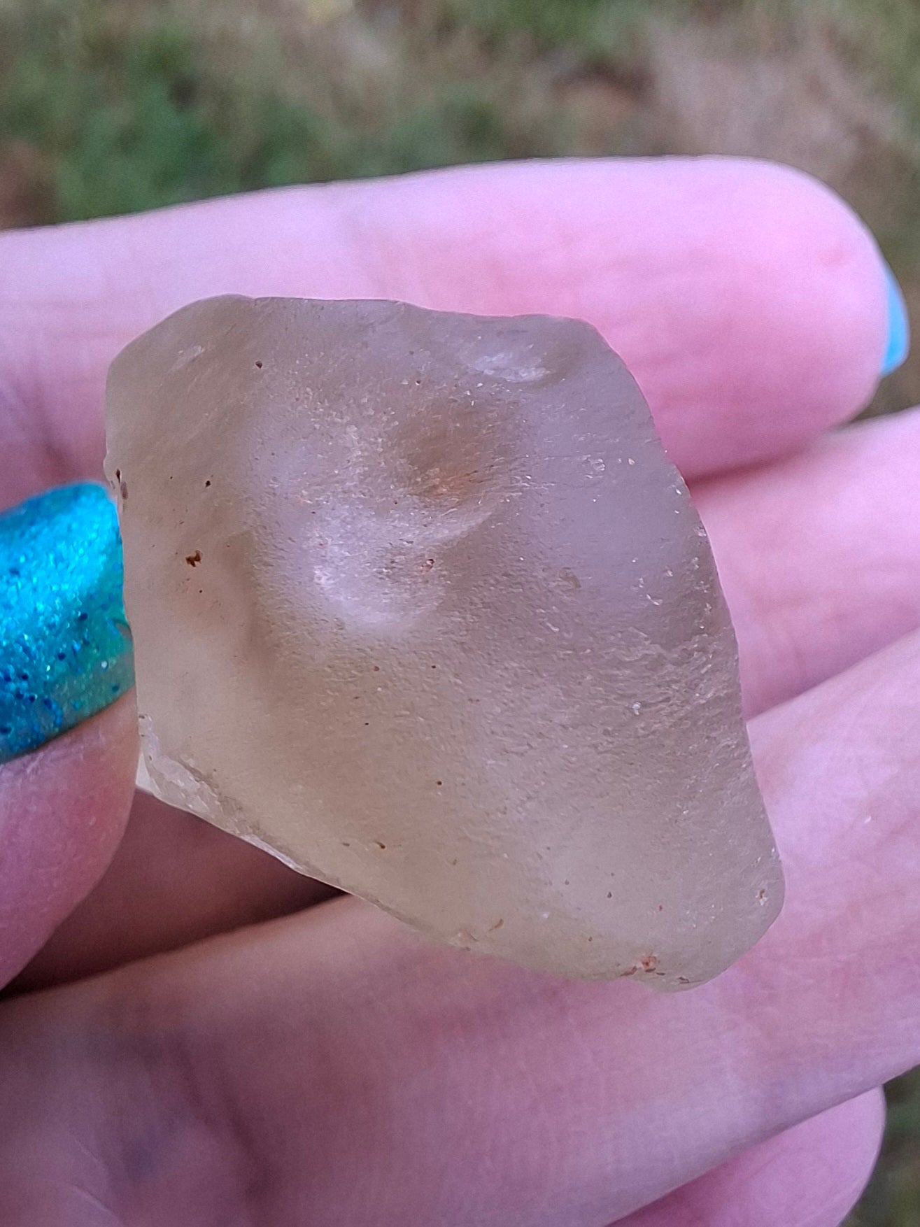 Libyan Desert Glass Piece, 16.55g, Tektite