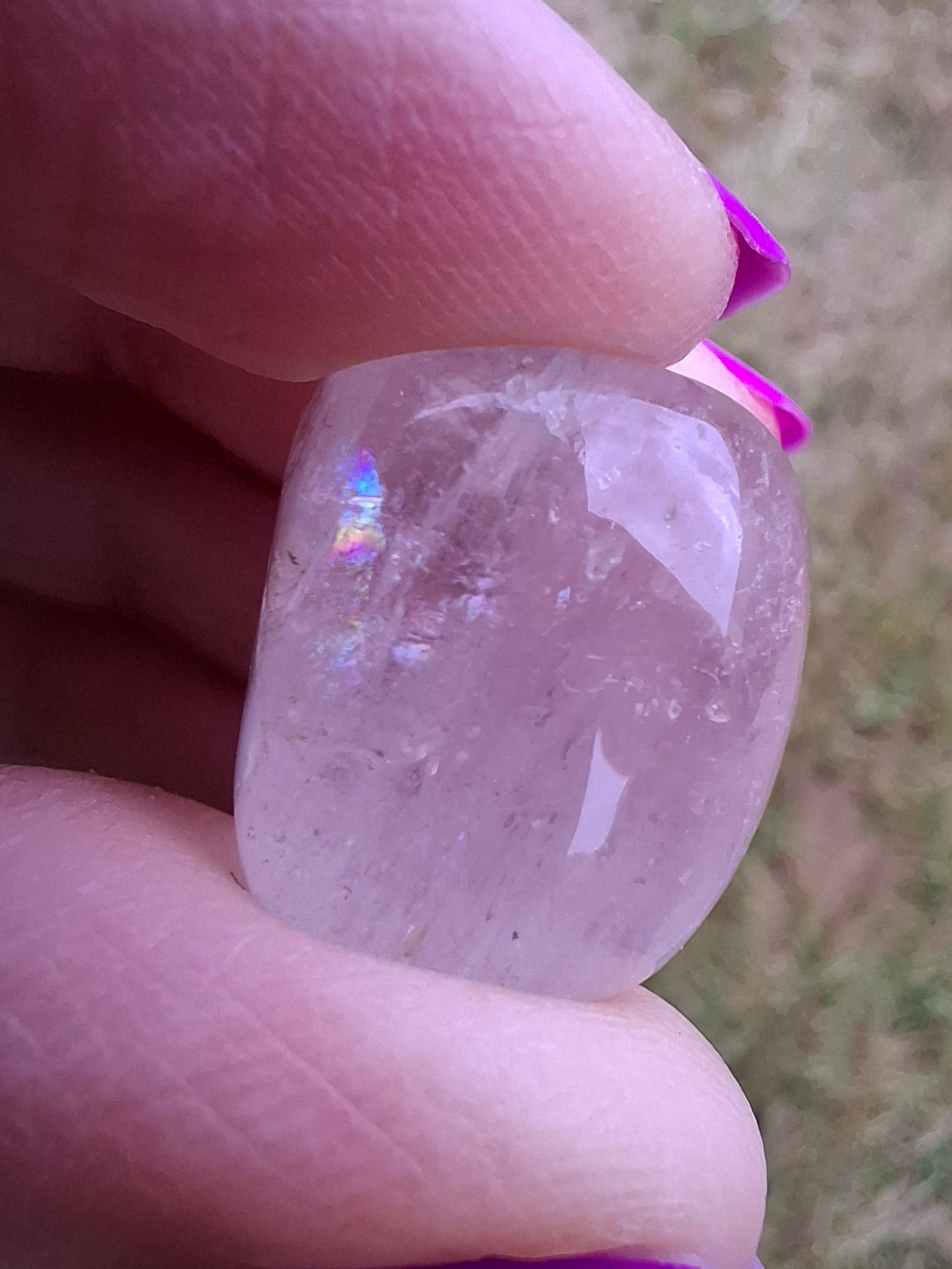 Clear Quartz, Tumble Stone, Crystal 🌈 (Ref: T26)