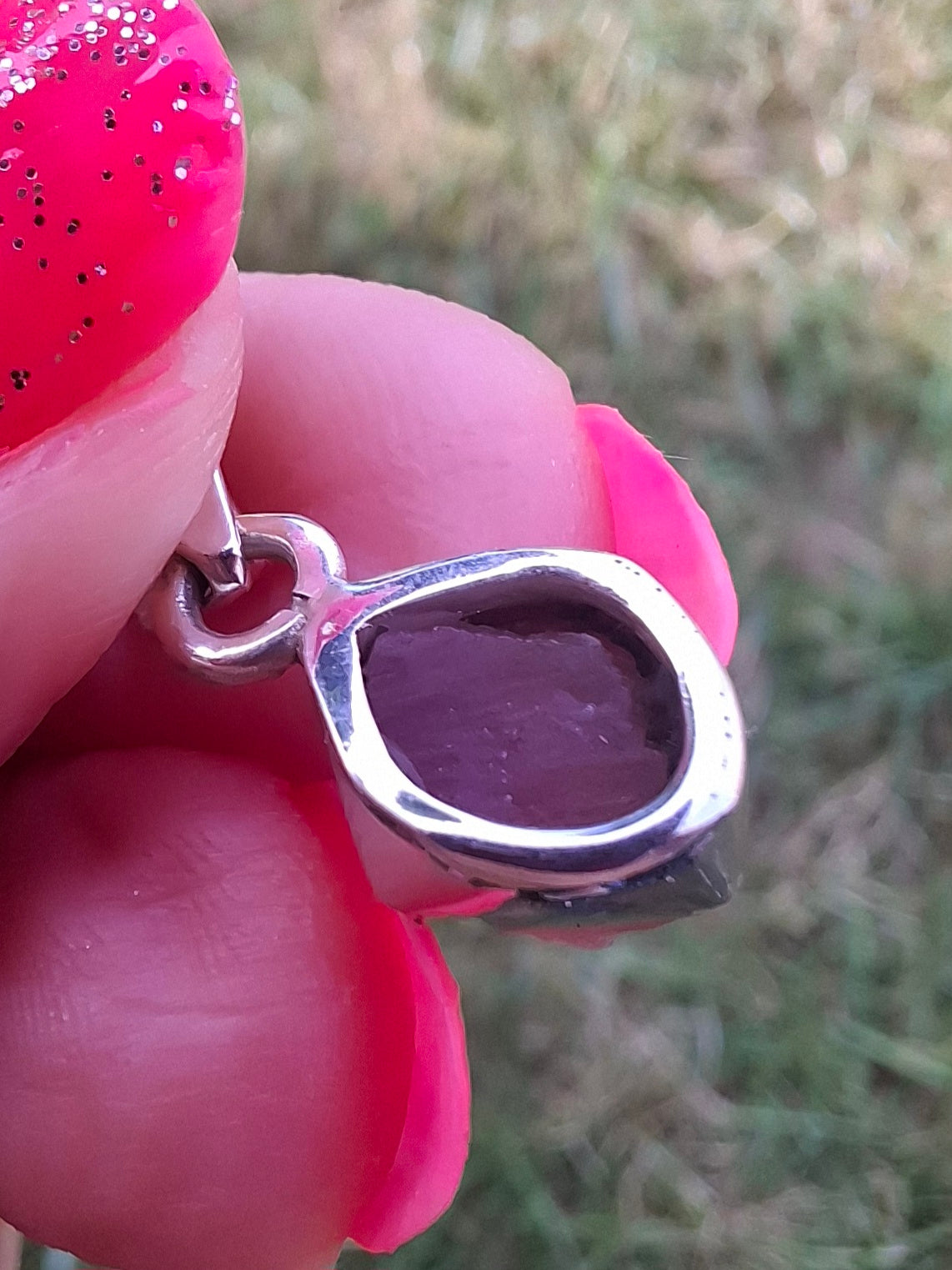 Pink Tourmaline Pendant, 925 Silver, Crystal (Ref: PT79)