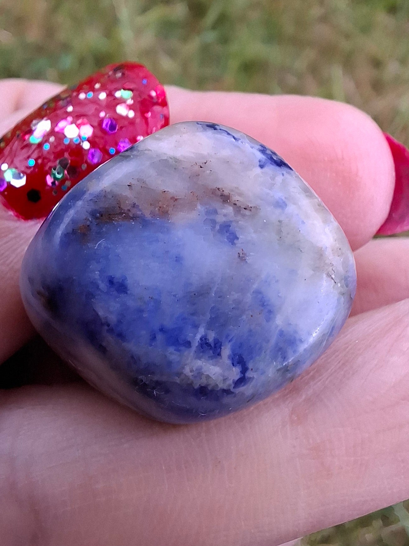 Sodalite, Tumble Stone, Crystal (Ref: T153)