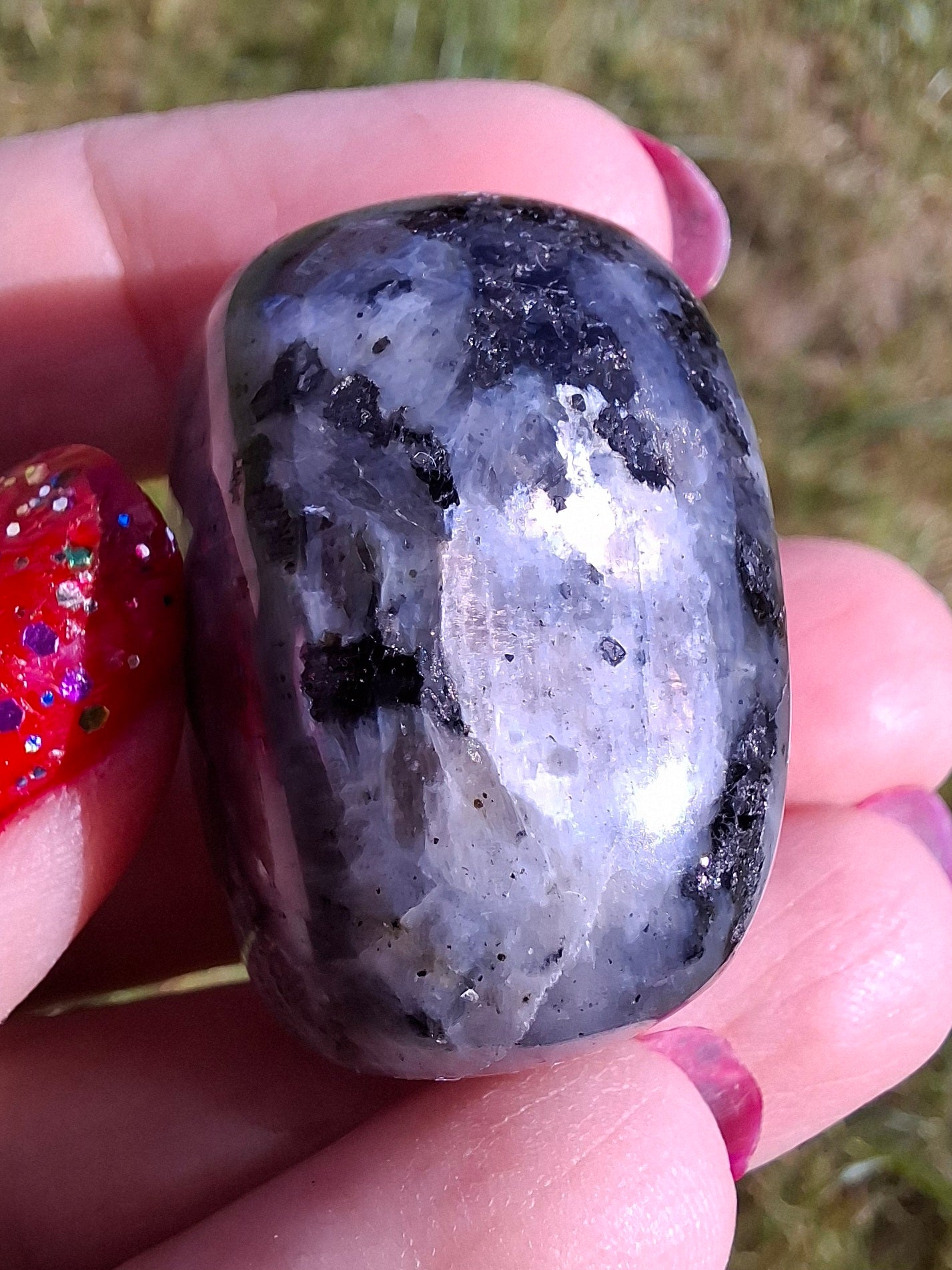 Larvikite, Tumble Stone, Crystal (Ref: T127)