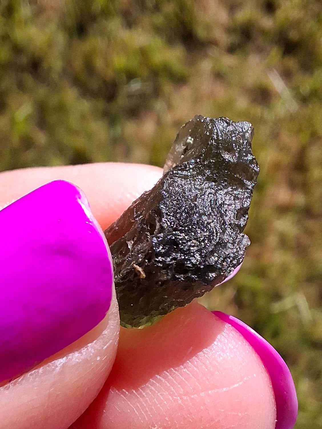 Moldavite Piece, 1.92g, Tektite (Ref: 1426)