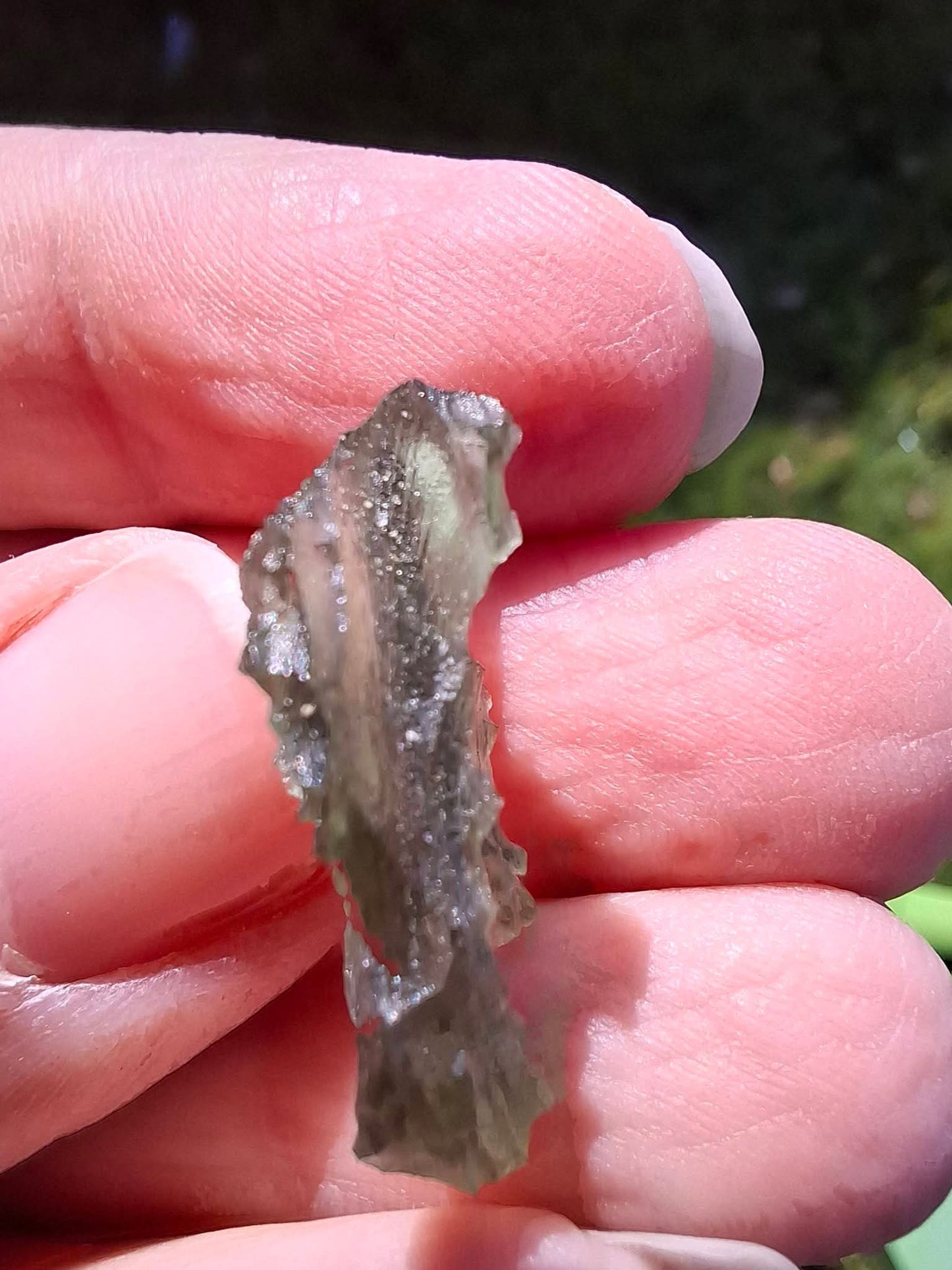 Moldavite Piece, PARYZ, 1.54g, Tektite (Ref: 1360)