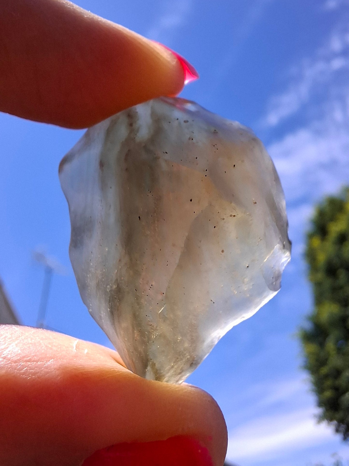 Libyan Desert Glass (darker) Piece, 12.00g, Tektite (Ref: L1377)