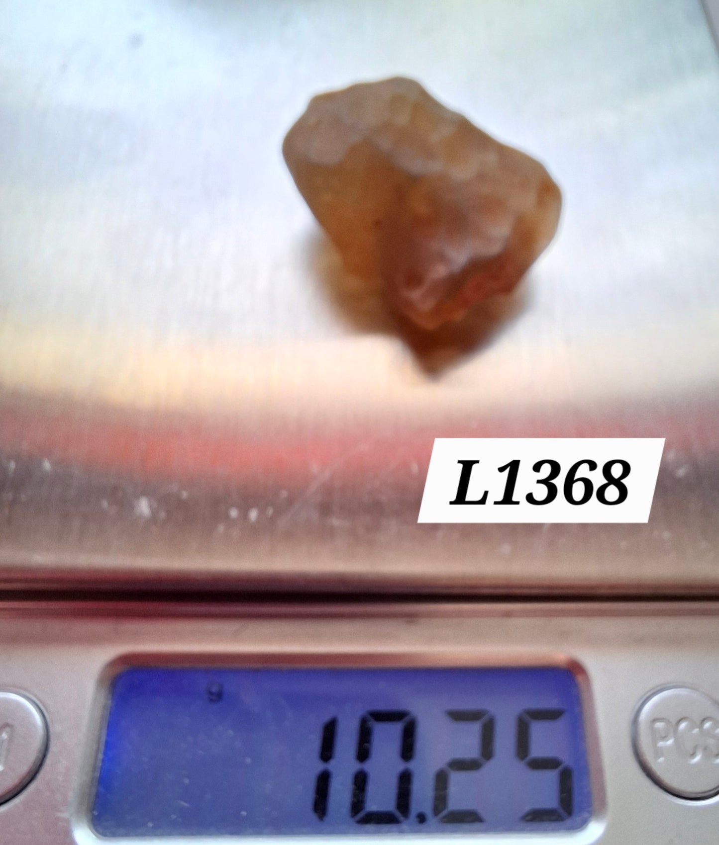 Libyan Desert Glass (darker) Piece, 10.25g, Tektite (Ref: L1368)