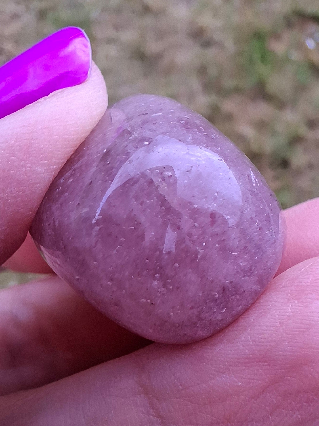 Strawberry Quartz, Tumble Stone, Crystal (Ref: T8)