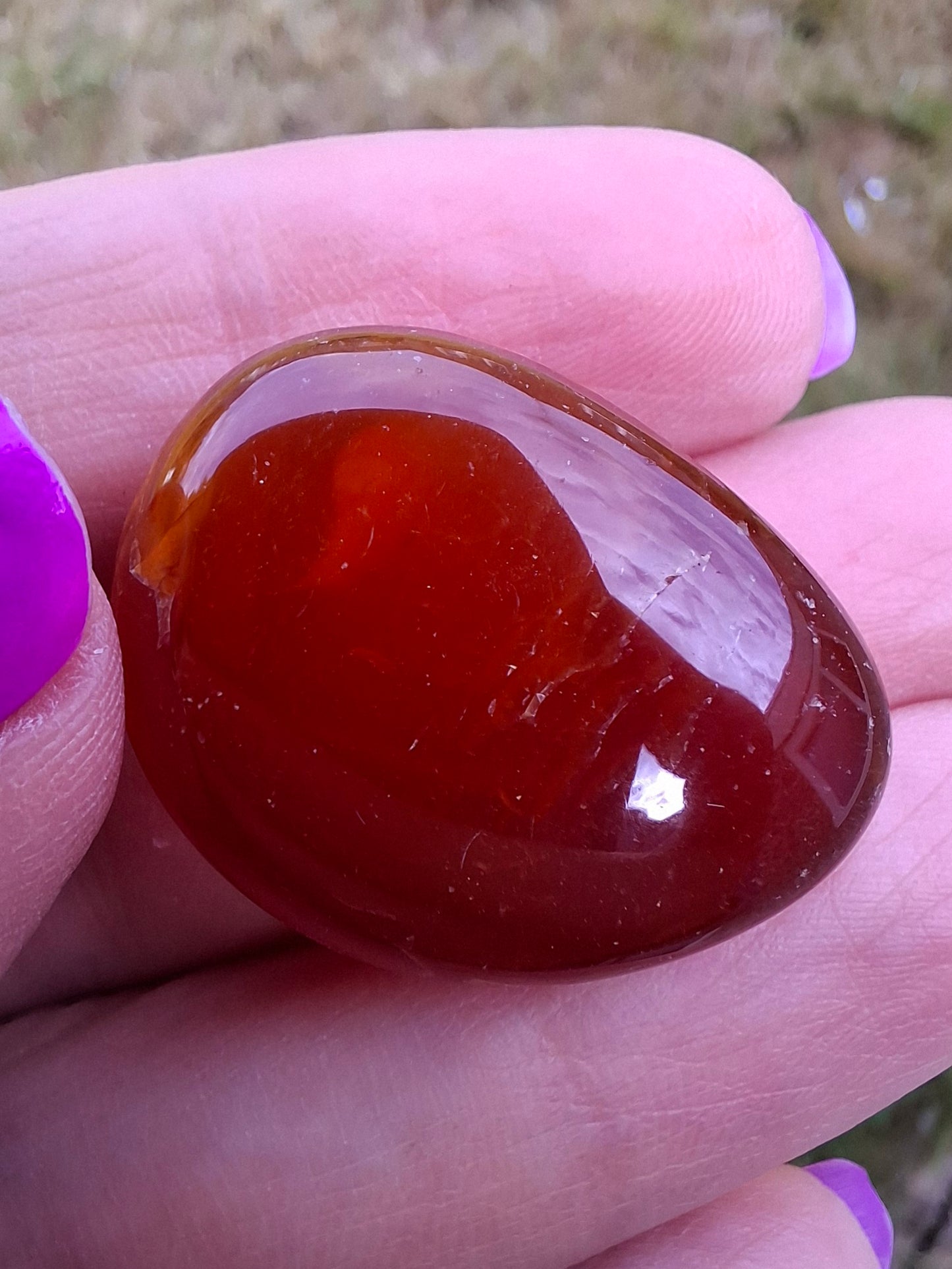 Carnelian, Tumble Stone, Crystal (Ref: T67)