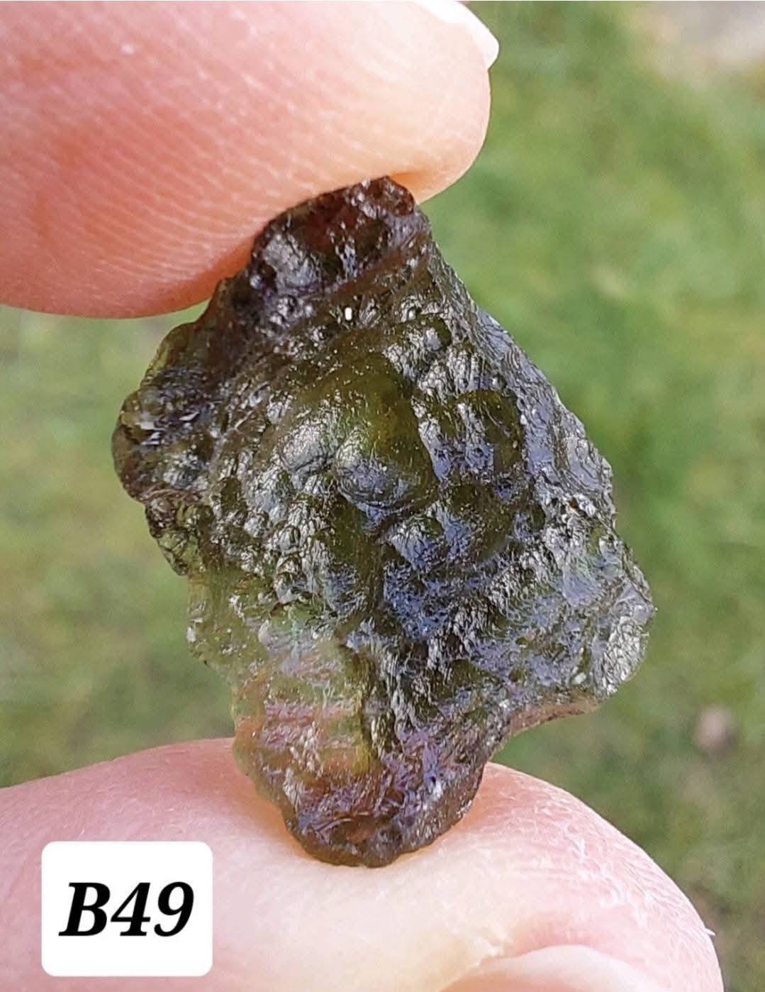 Moldavite Piece, 1.48g, Tektite (Ref: B49)