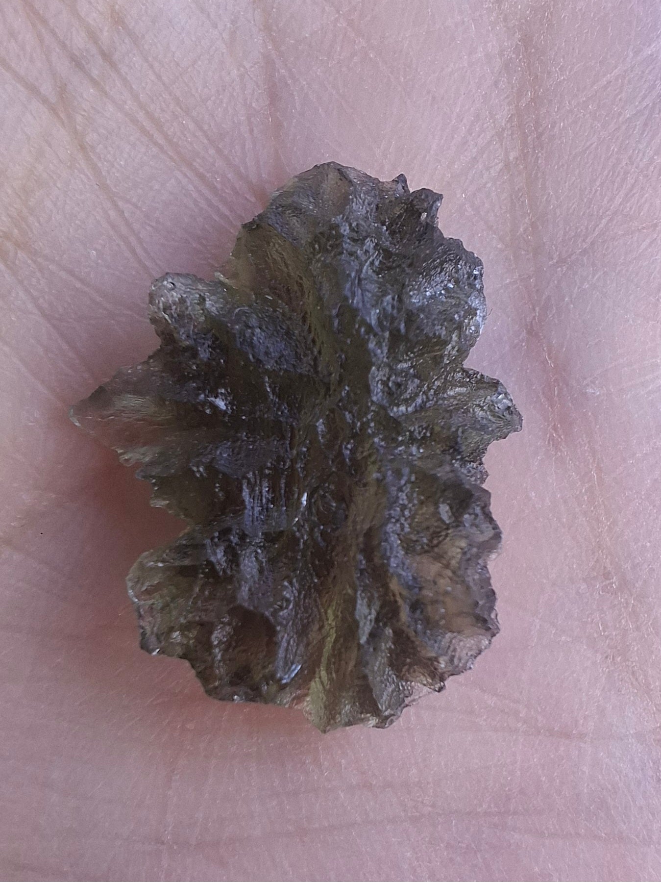 Moldavite Piece, JEZKOVNA BESEDNICE, 2.00g, Tektite (Ref: 1264)
