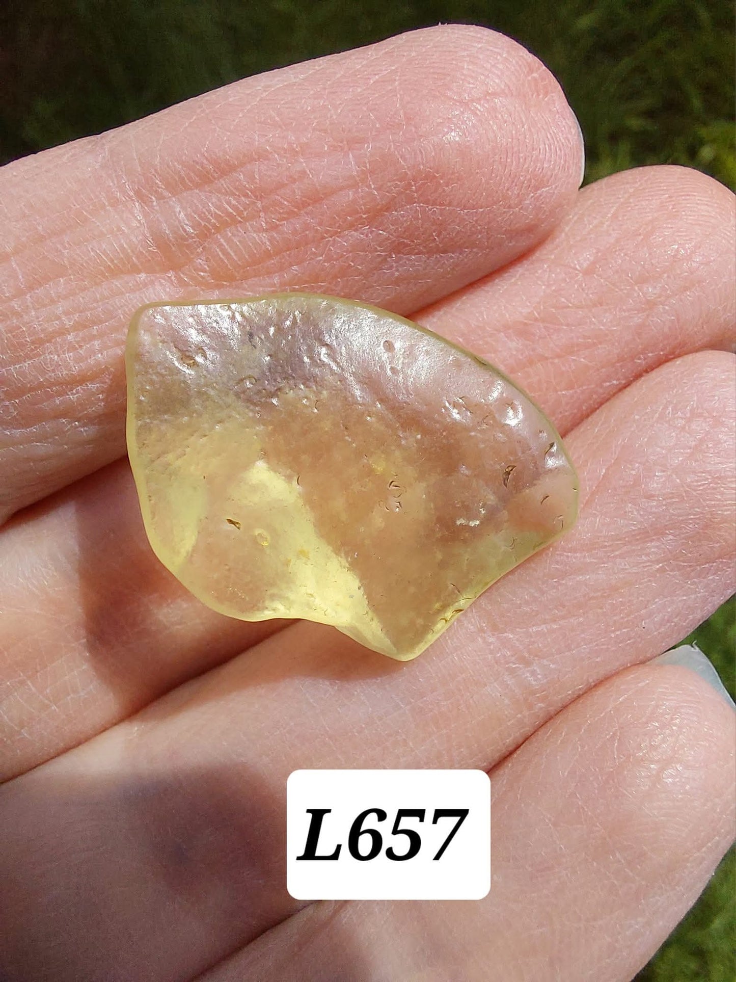 Libyan Desert Glass Piece, 3.77g, Tektite