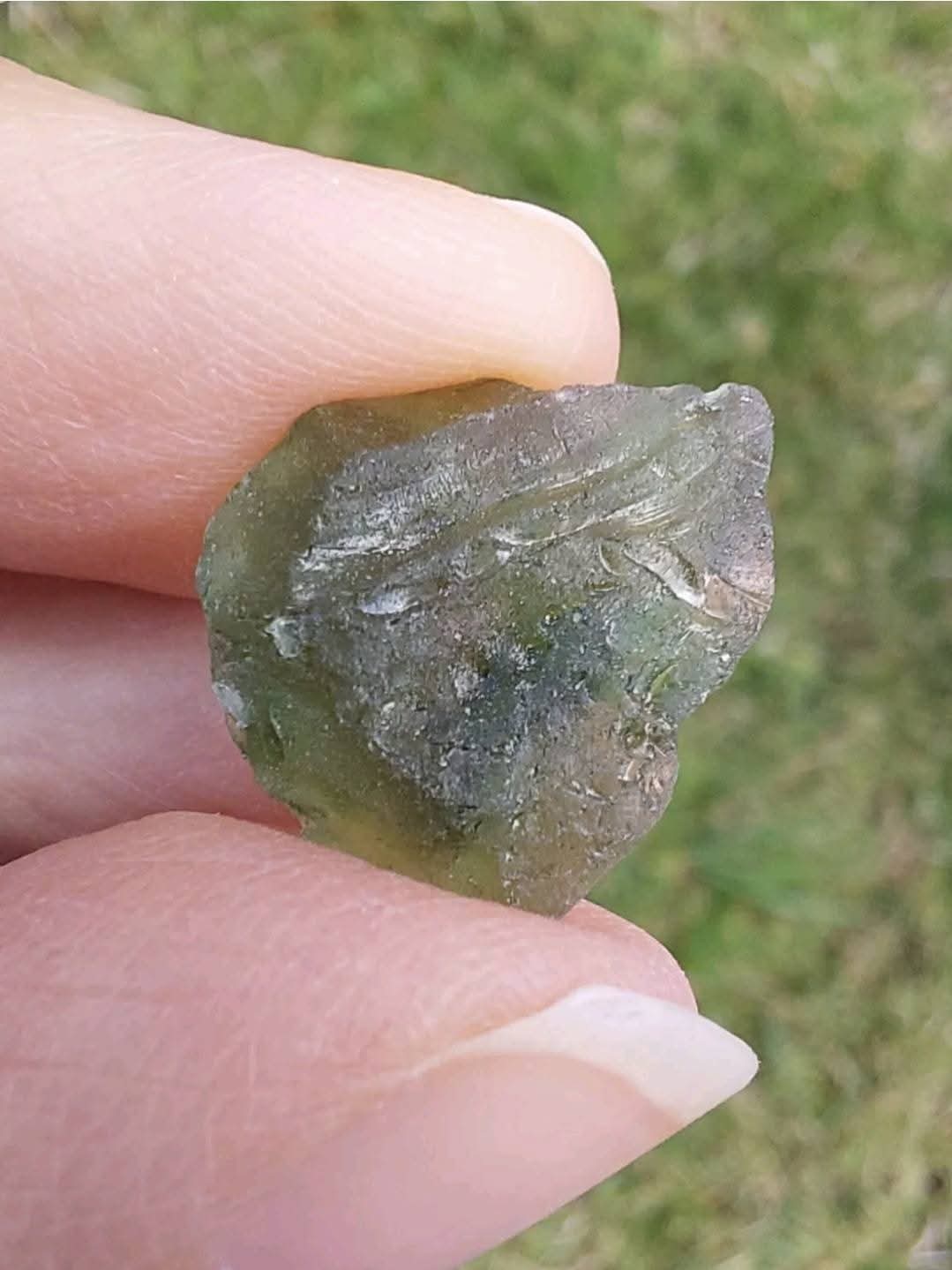 Moldavite Piece, 1.40g, Tektite (Ref: E219)