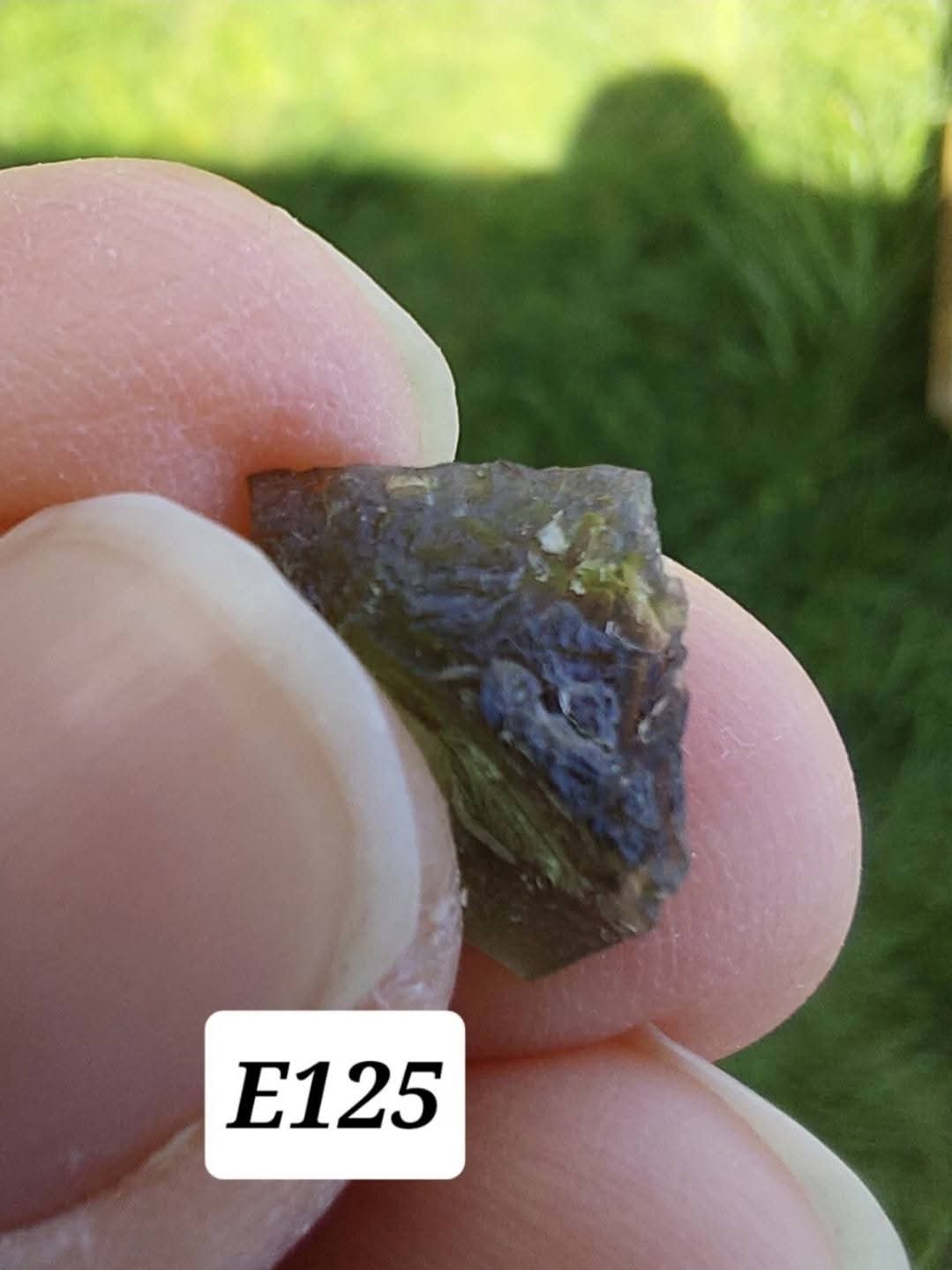 Moldavite Piece, 0.78g, Tektite (Ref: E125)