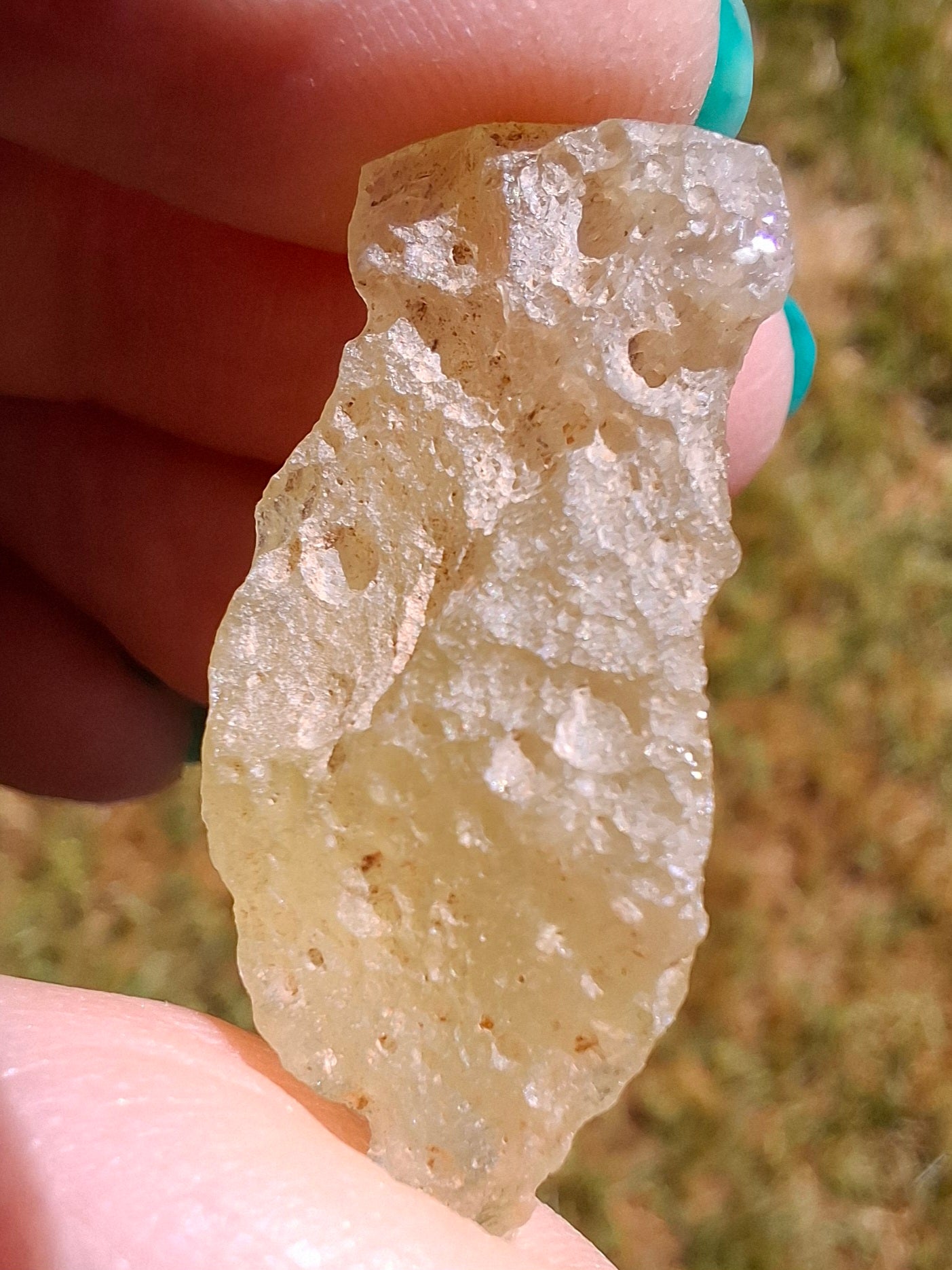 Libyan Desert Glass Piece 6.33g, Tektite