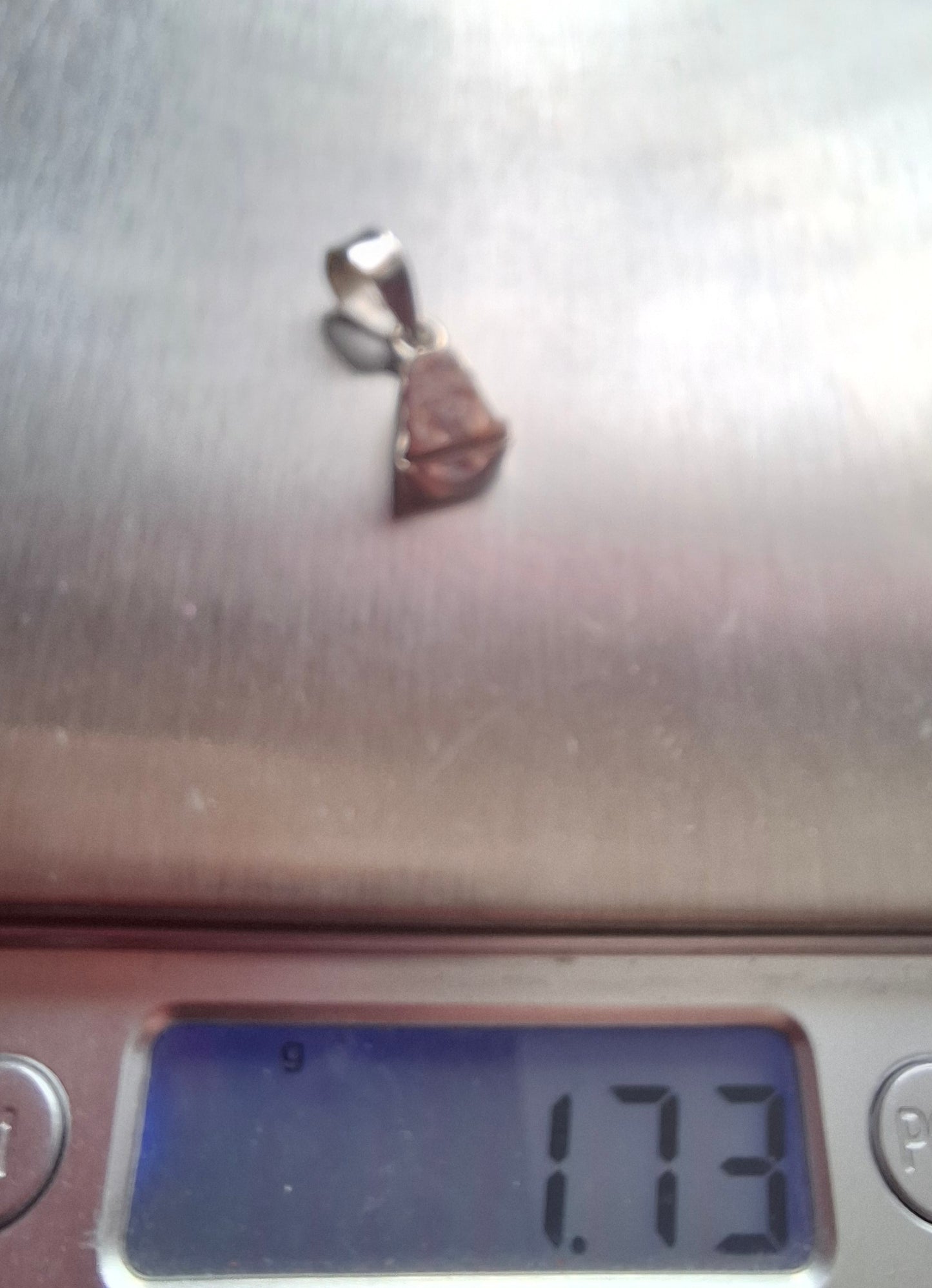 Pink Tourmaline Pendant, 925 Silver, Crystal (Ref: PT88)