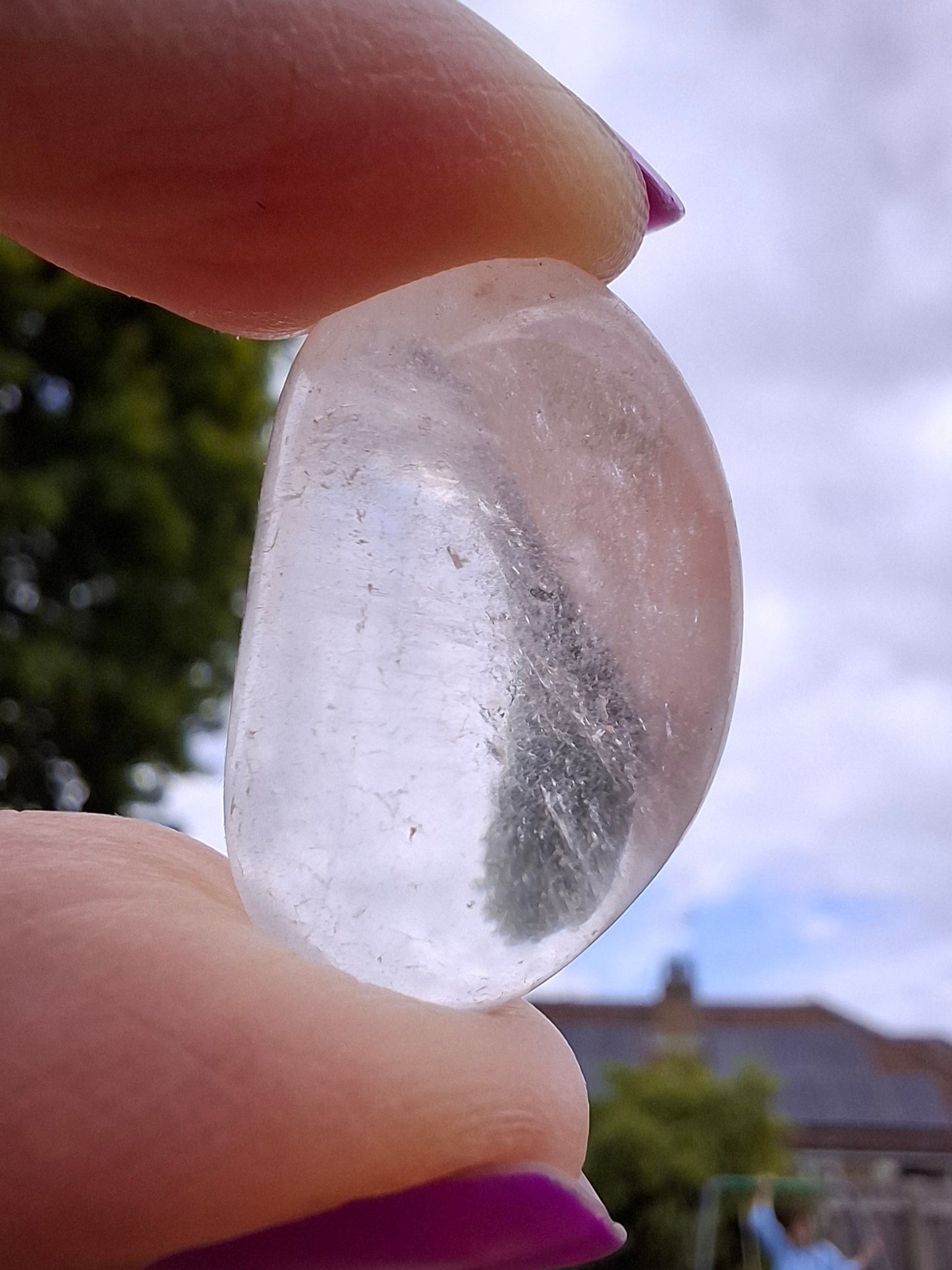 Clear Quartz, Tumble Stone, Crystal (Ref: T29)