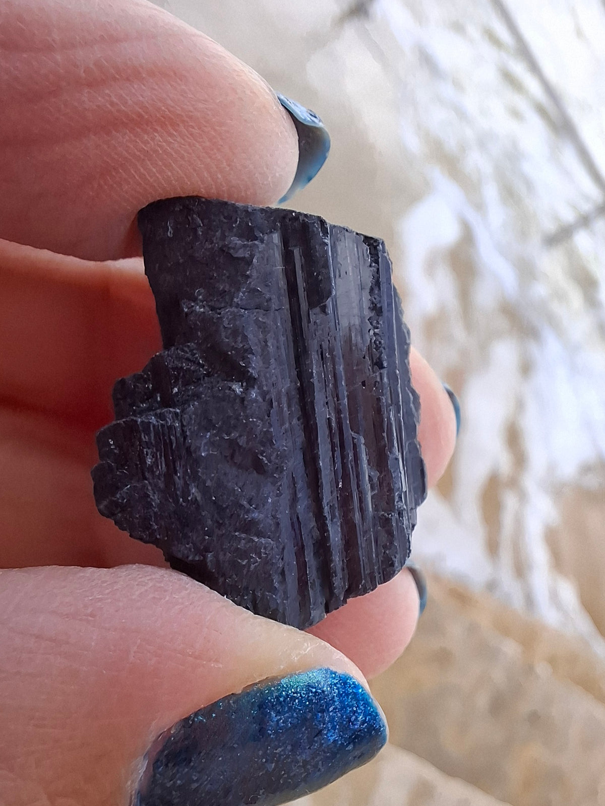 Black Tourmaline RAW, 8.70g, Crystal (Ref: RBT4)