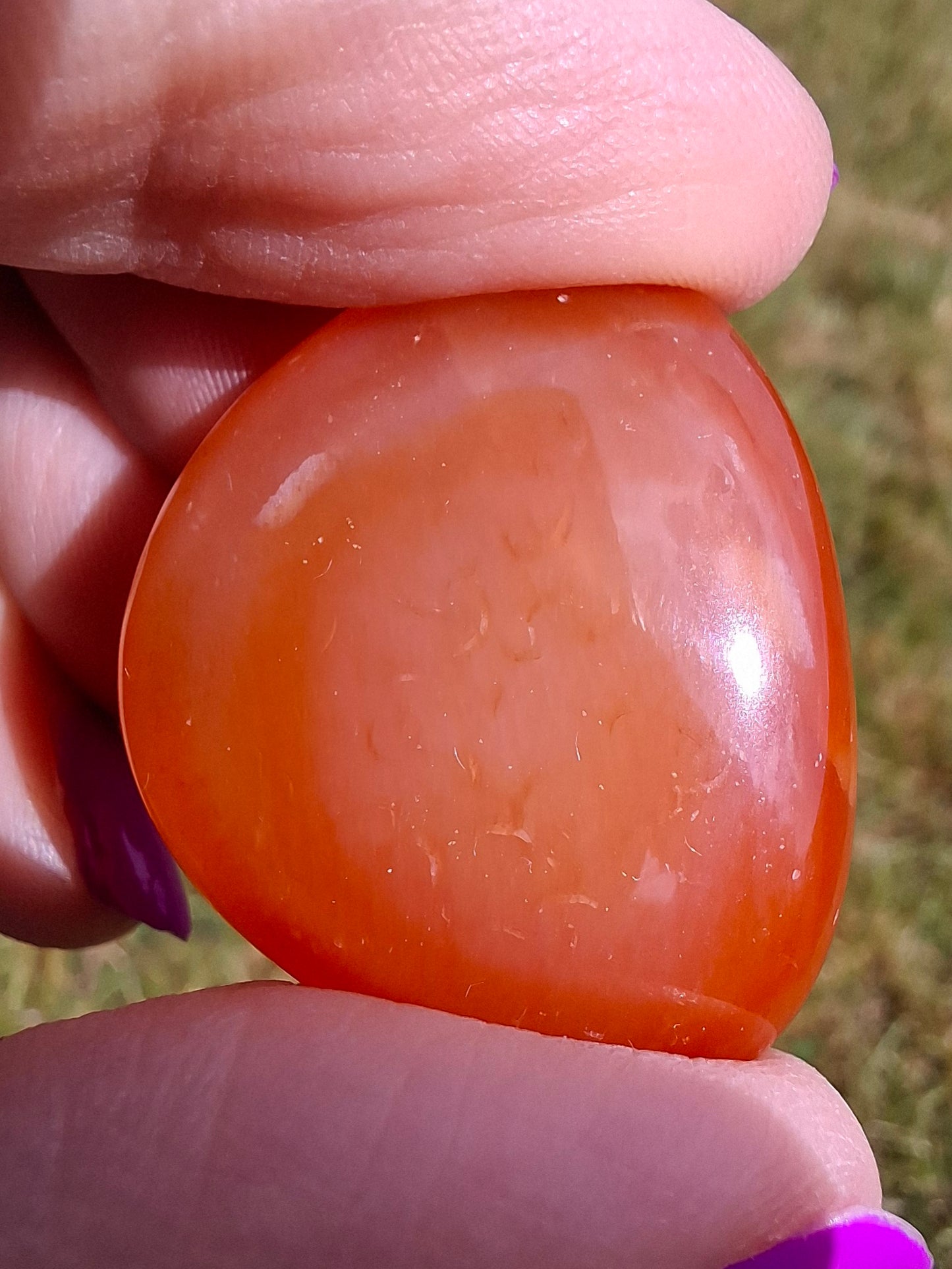 Carnelian, Tumble Stone, Crystal (Ref: T62)